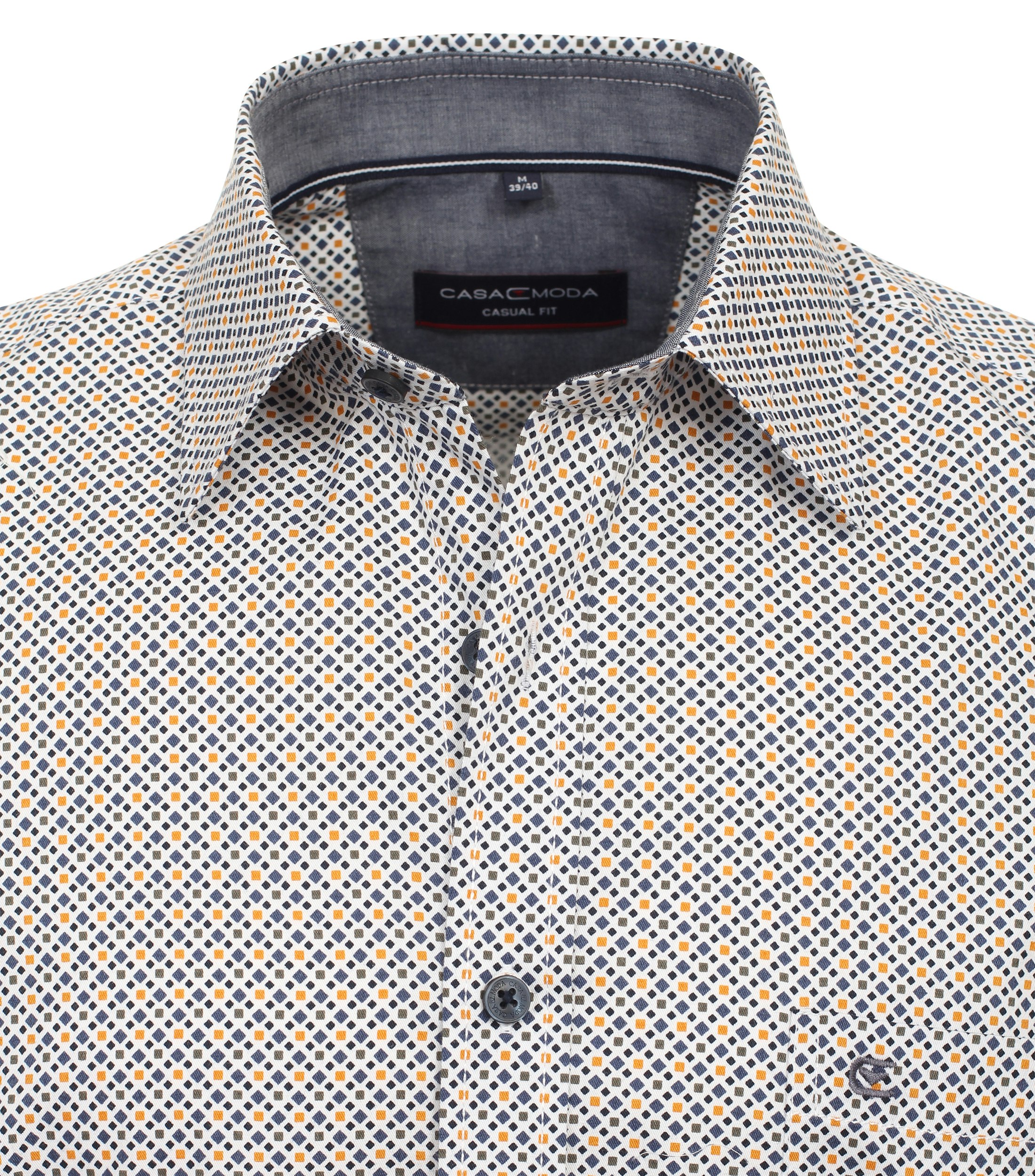 Ein Freizeithemd im Print Muster in der Farbe Gelb