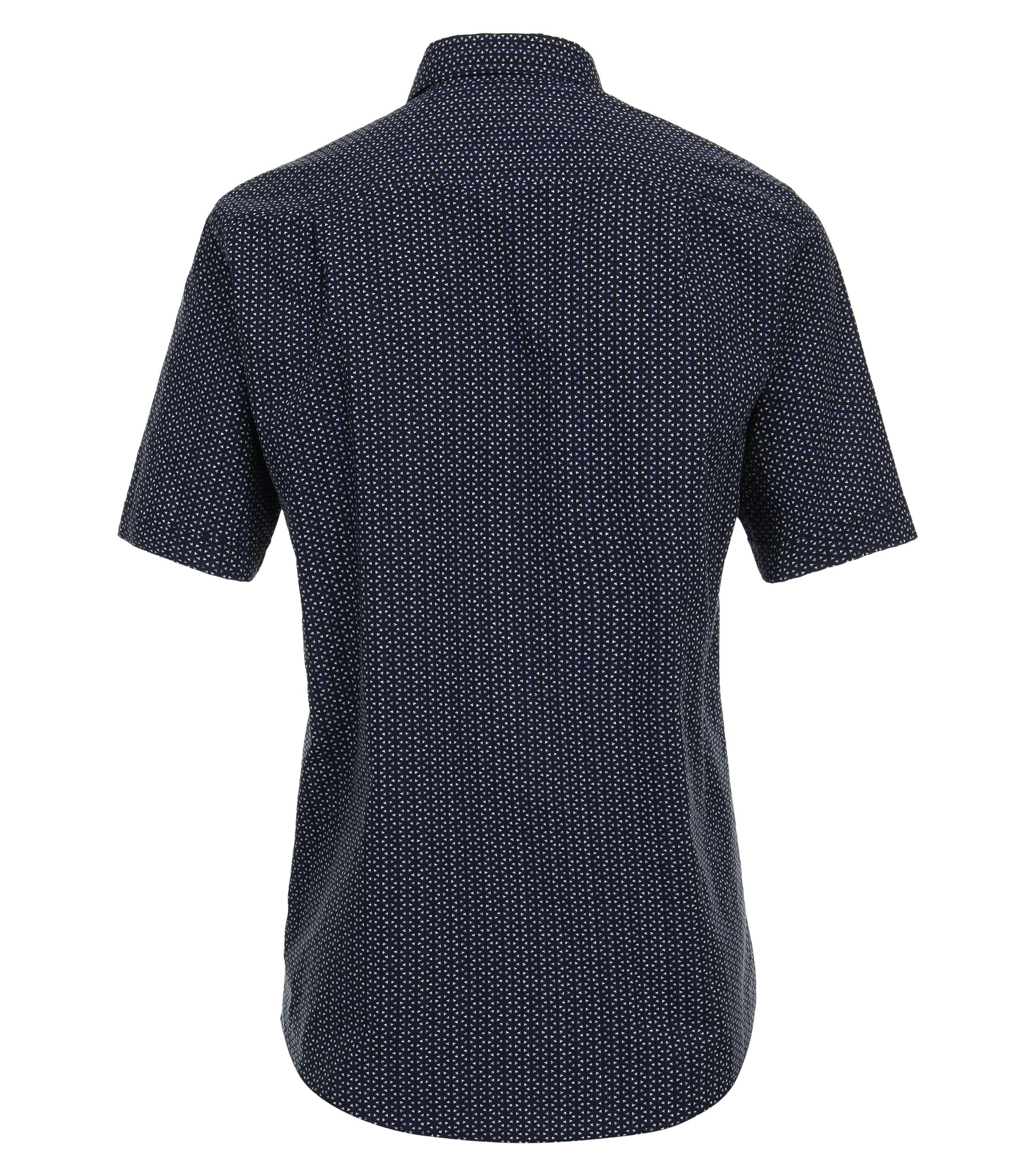 Ein Freizeithemd im Print Muster in der Farbe Dunkelblau