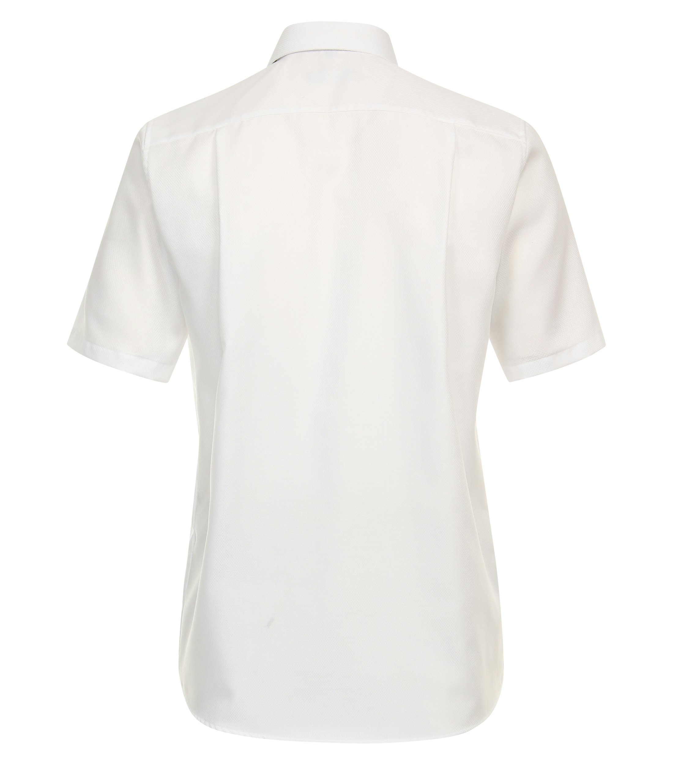 Ein Businesshemd im uni Muster in der Farbe Weiß