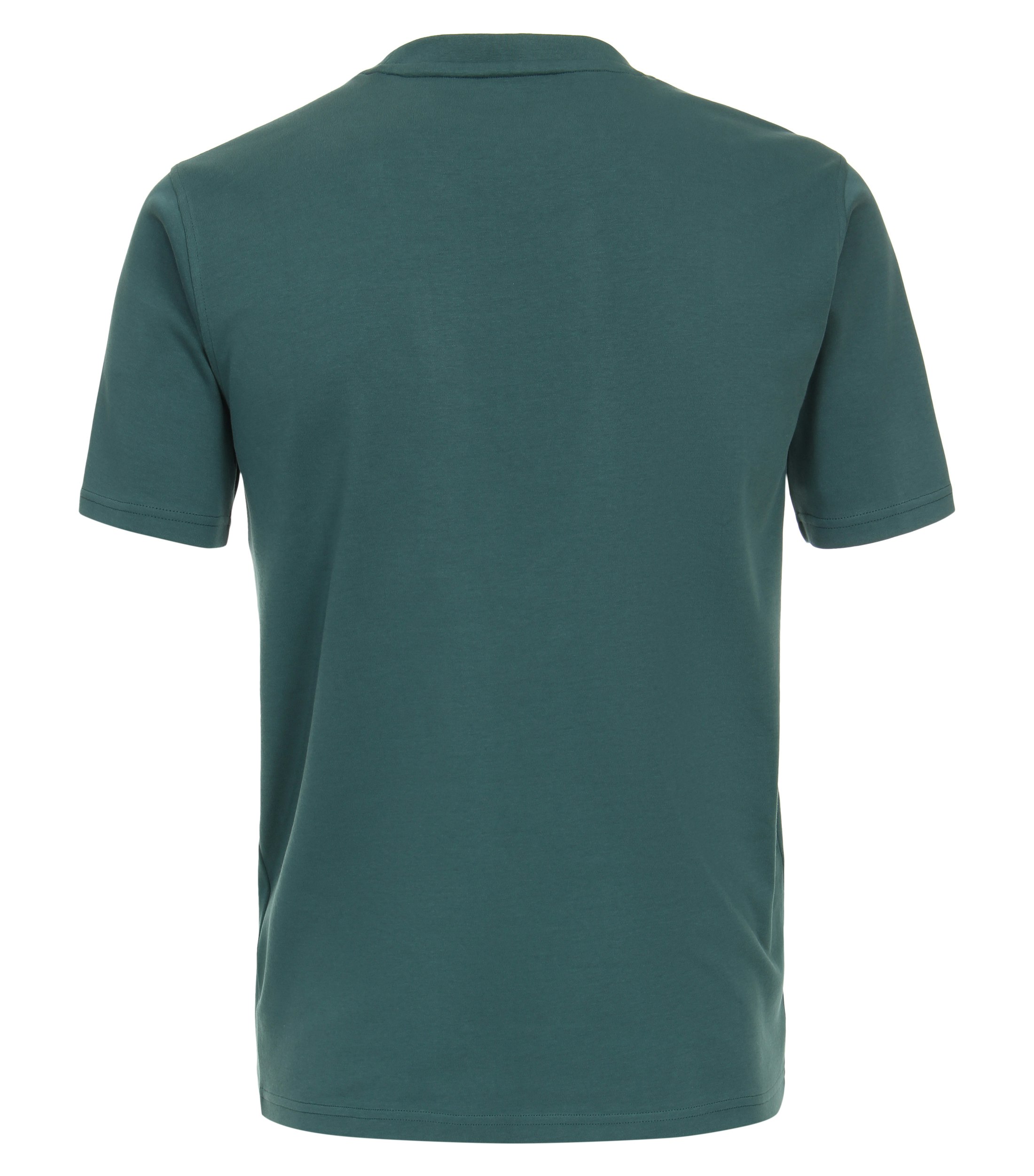 Ein T-Shirt im uni Muster in der Farbe Türkis