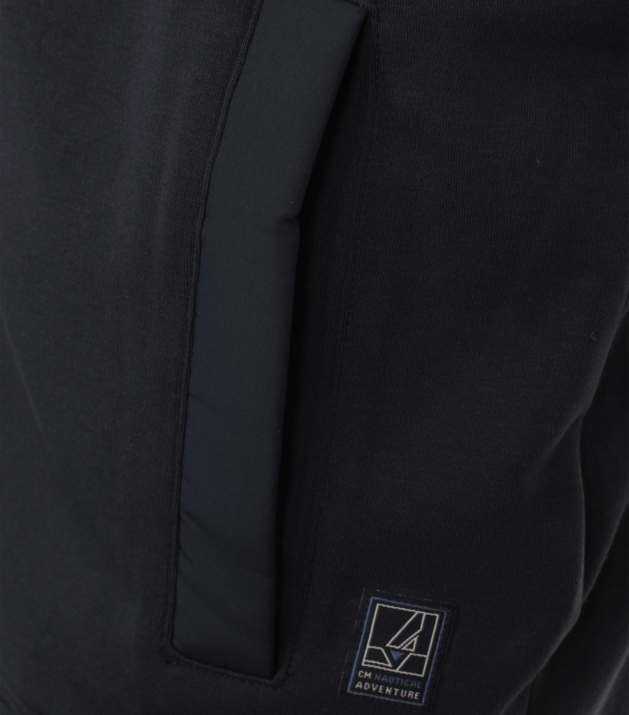 Ein Sweatweste im uni Muster in der Farbe Dunkelblau
