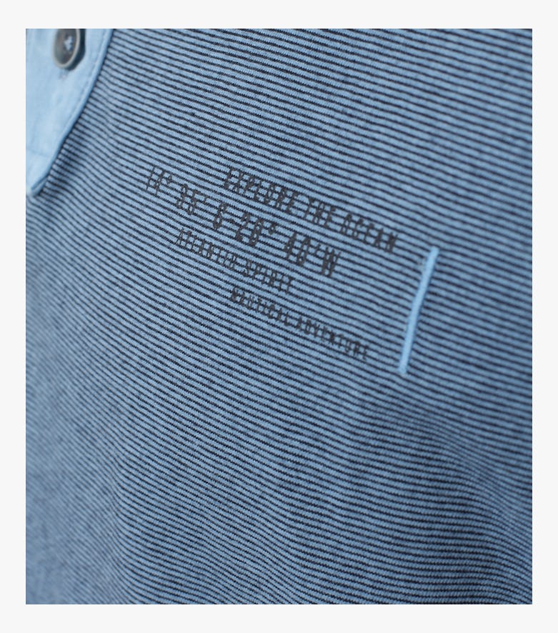 Polo-Shirt in Mittelblau - CASAMODA