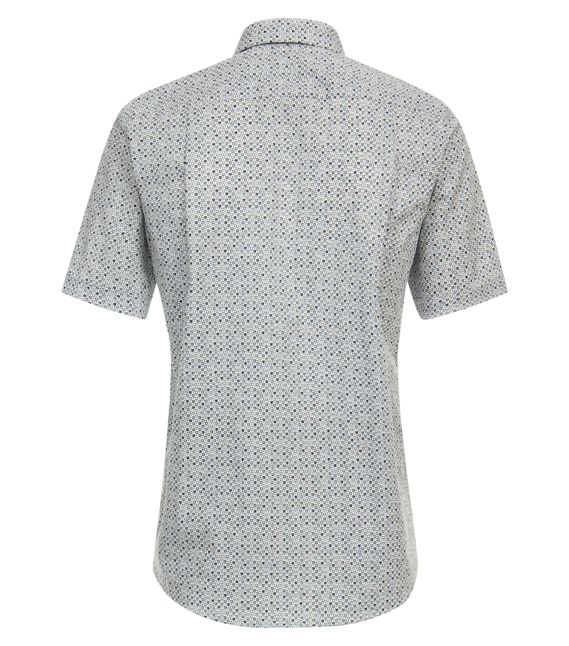 Ein Freizeithemd im Print Muster in der Farbe Mittelblau