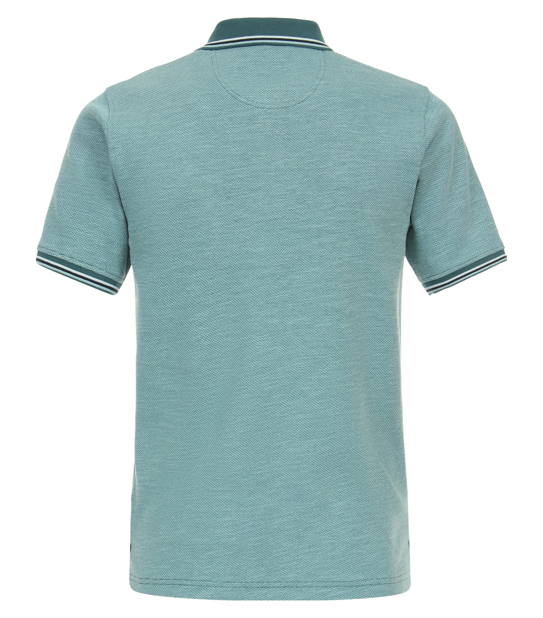 Ein Polo-Shirt im uni Muster in der Farbe Türkis
