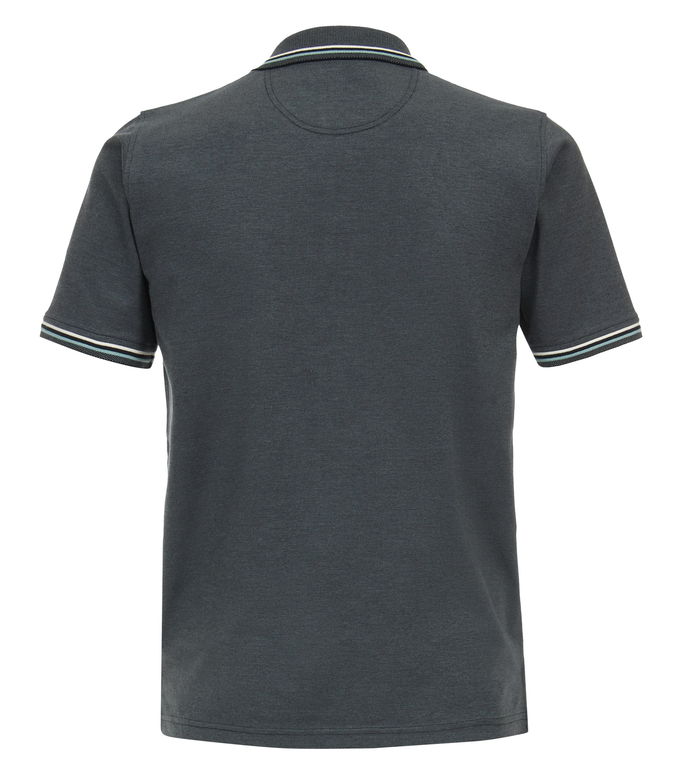 Ein Polo-Shirt im uni Muster in der Farbe Türkis
