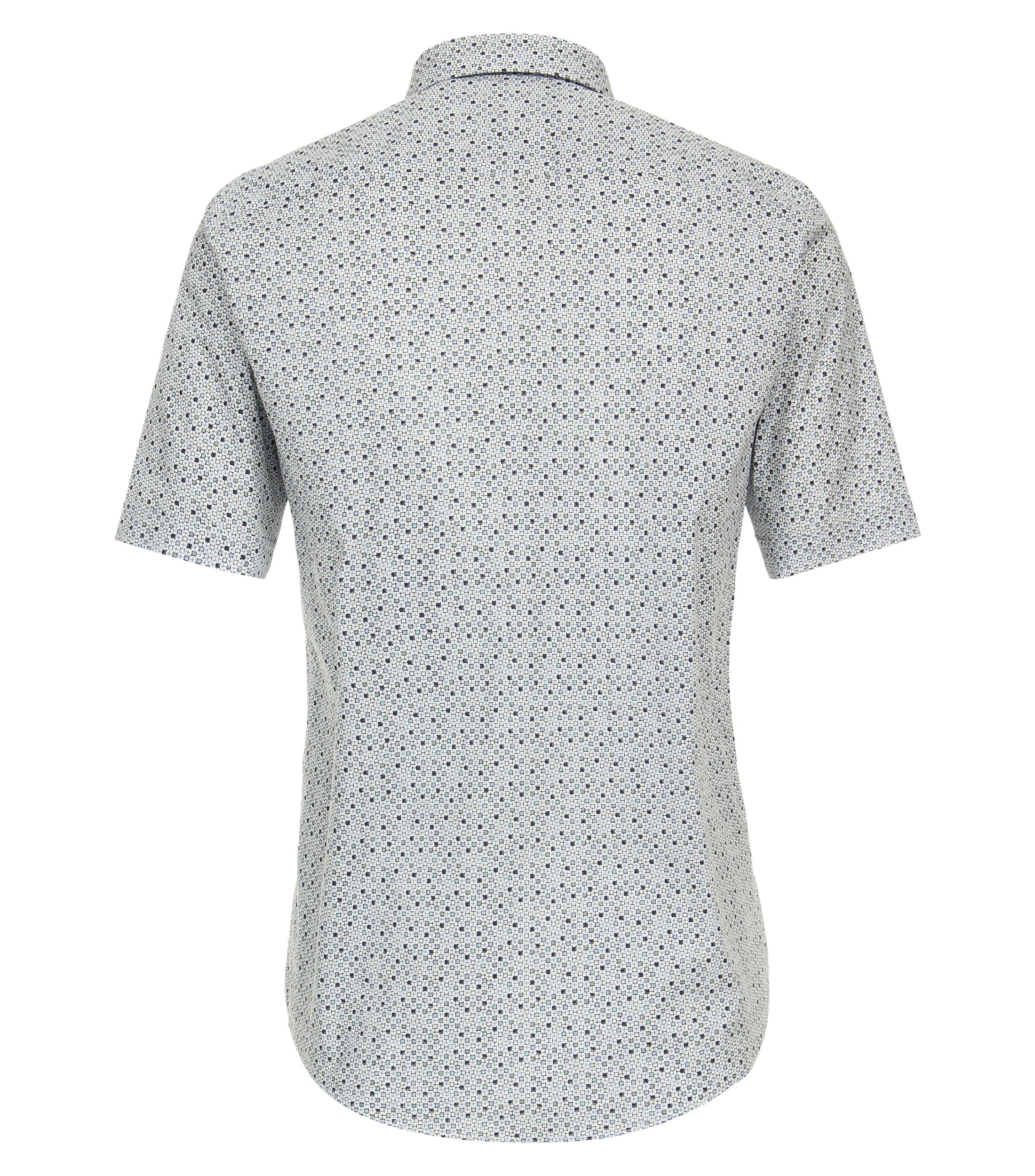 Ein Freizeithemd im Print Muster in der Farbe Türkis