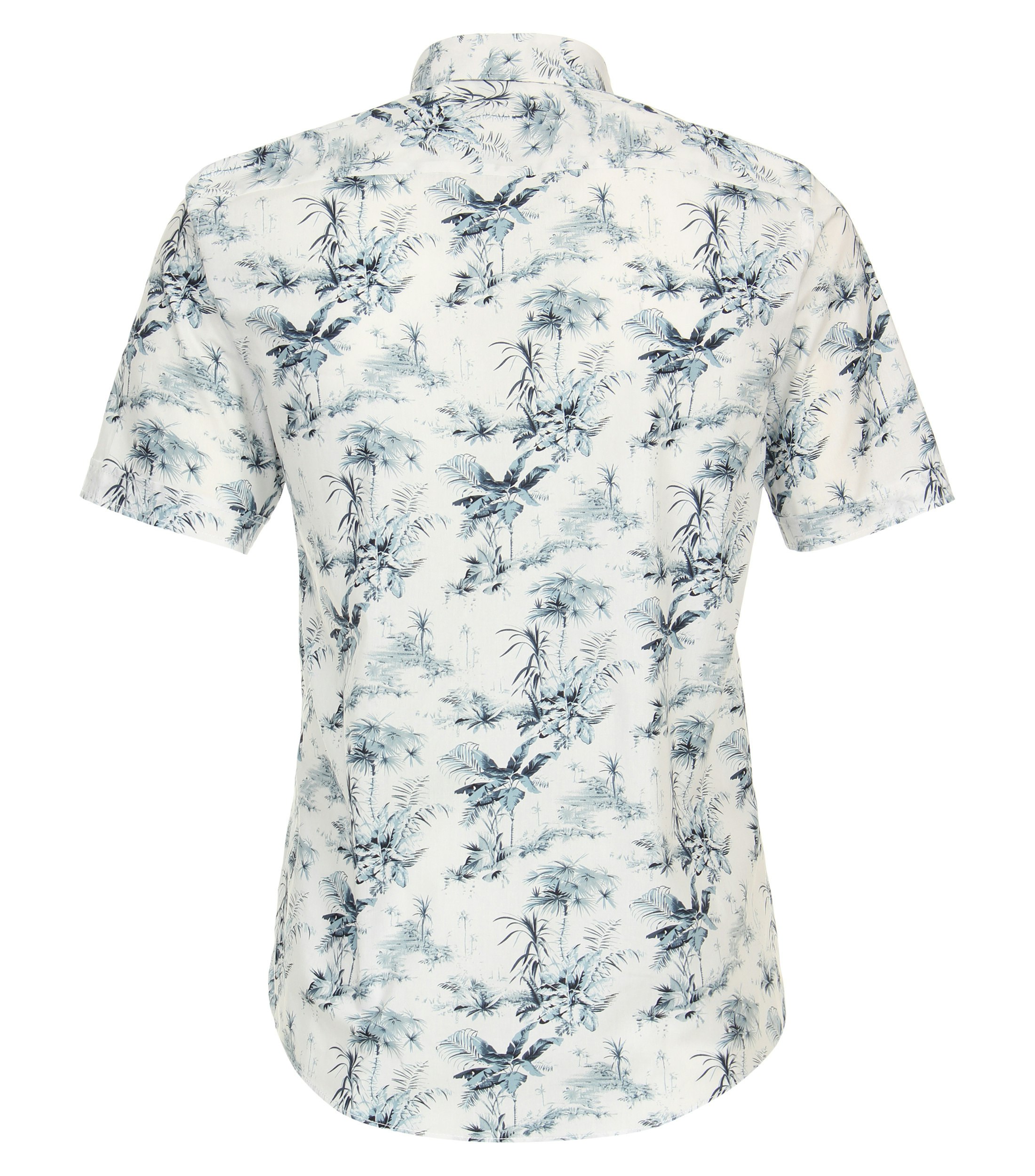 Ein Freizeithemd im Print Muster in der Farbe Mittelblau