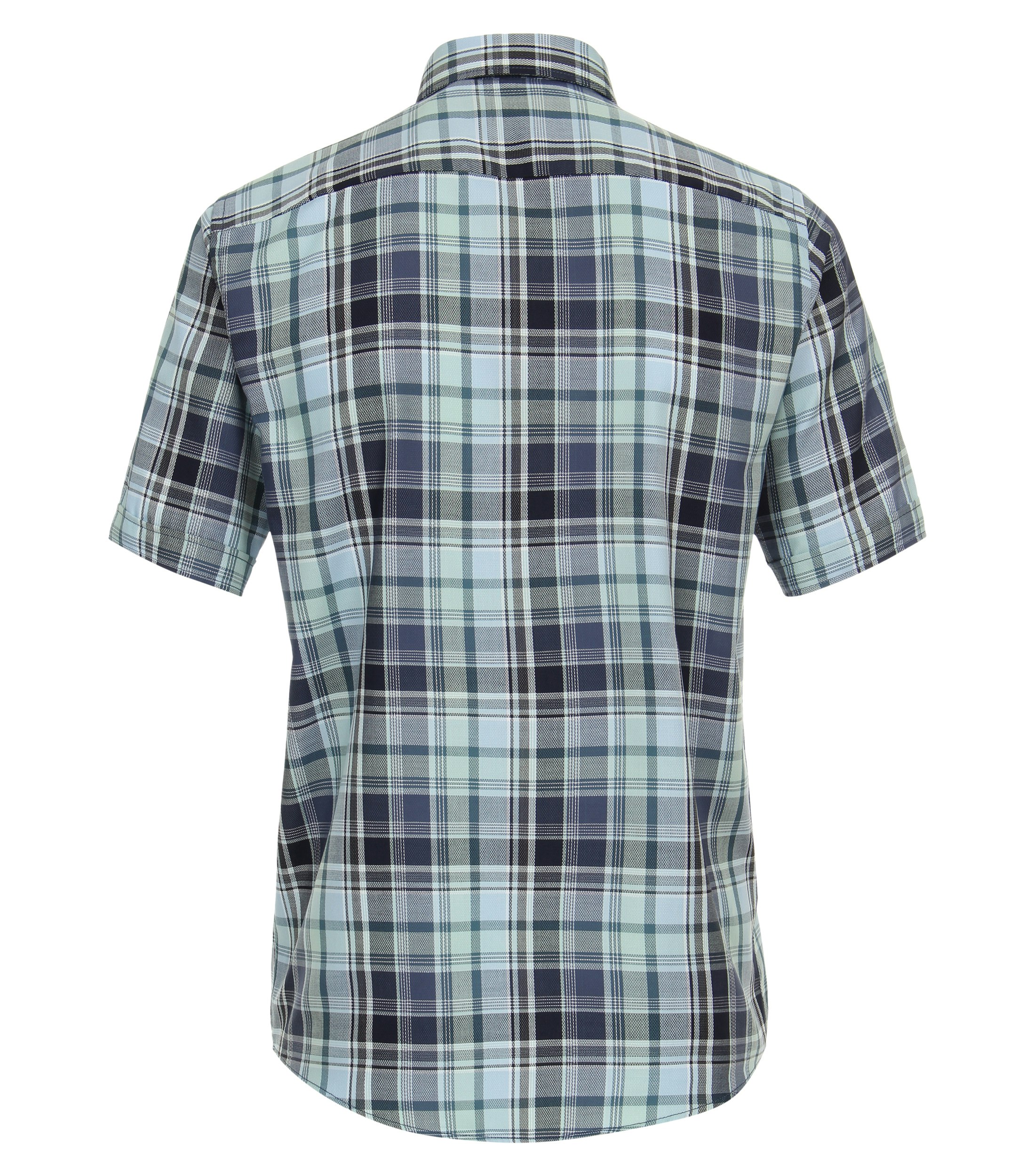 Ein Freizeithemd im kariert Muster in der Farbe Dunkelblau
