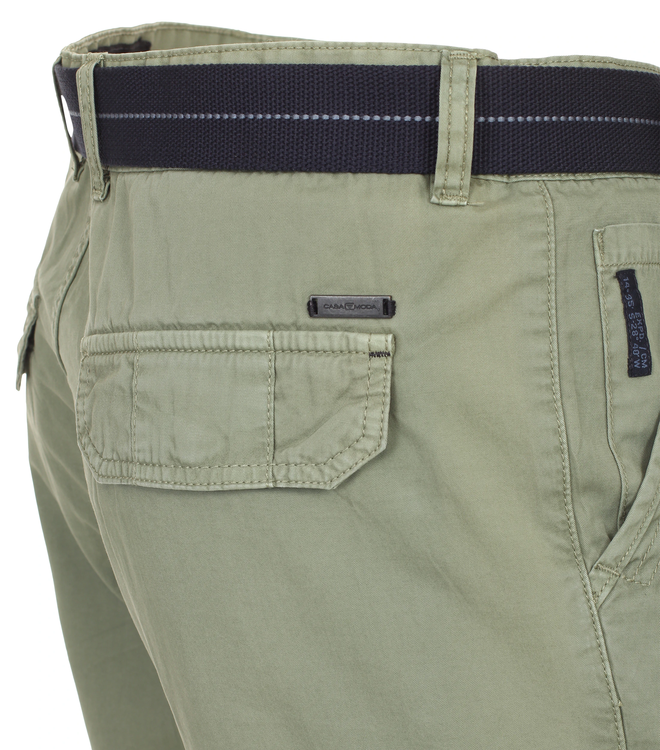 Shorts im unifarbenen Design in der Farbe Grün