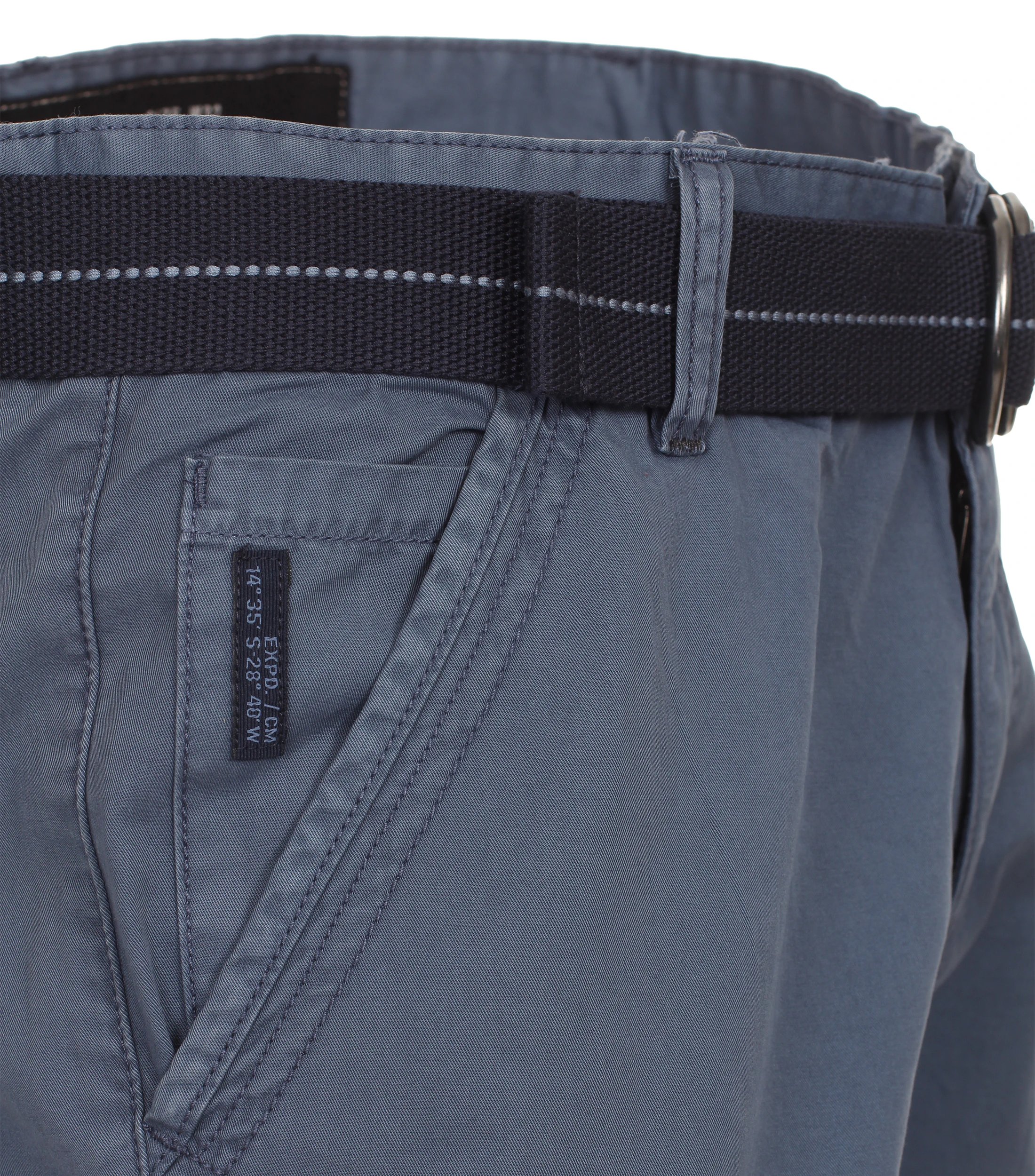 Shorts im unifarbenen Design in der Farbe dunkles Mittelblau