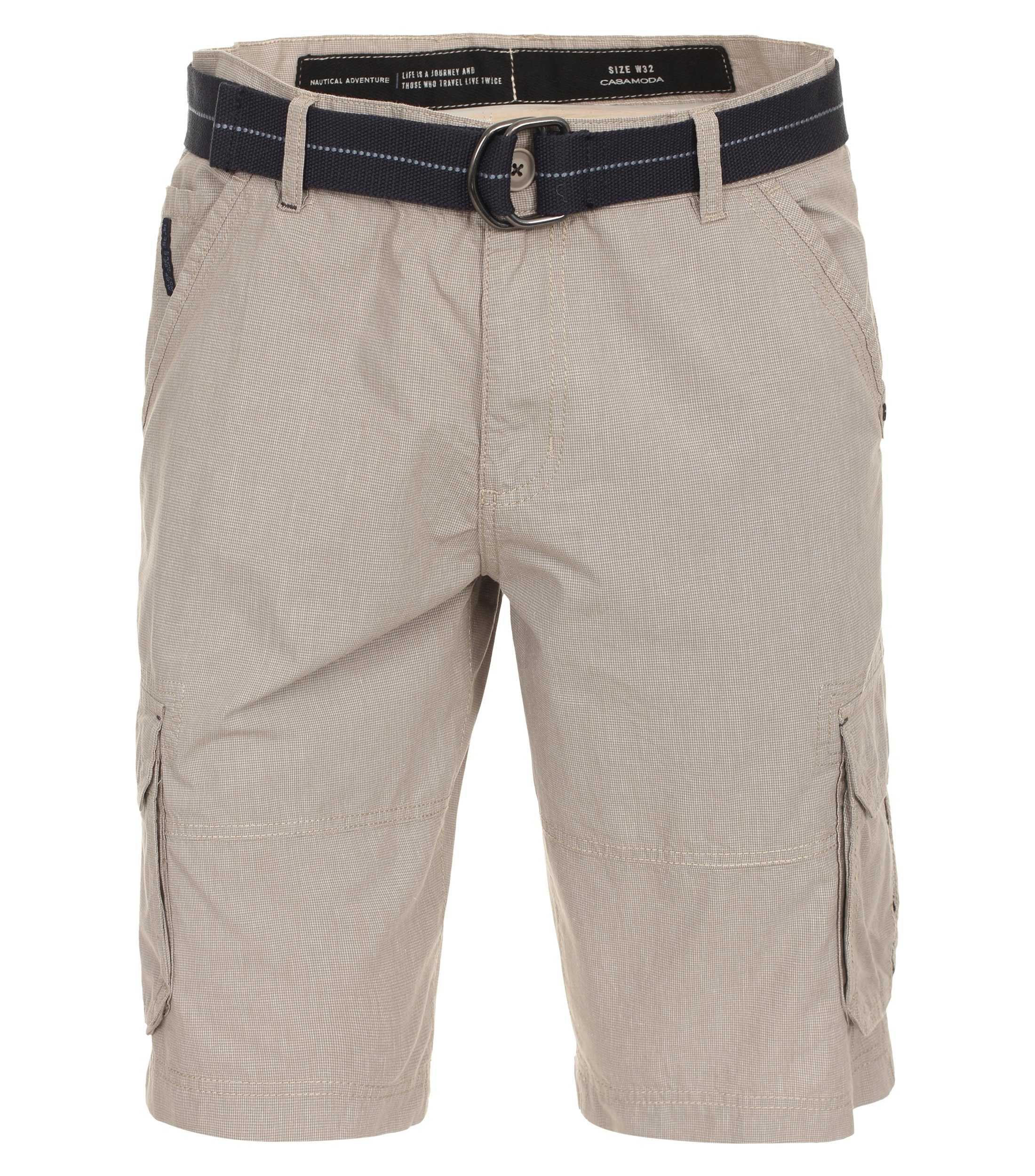 Eine Shorts im uni Muster in der Farbe Hellbraun