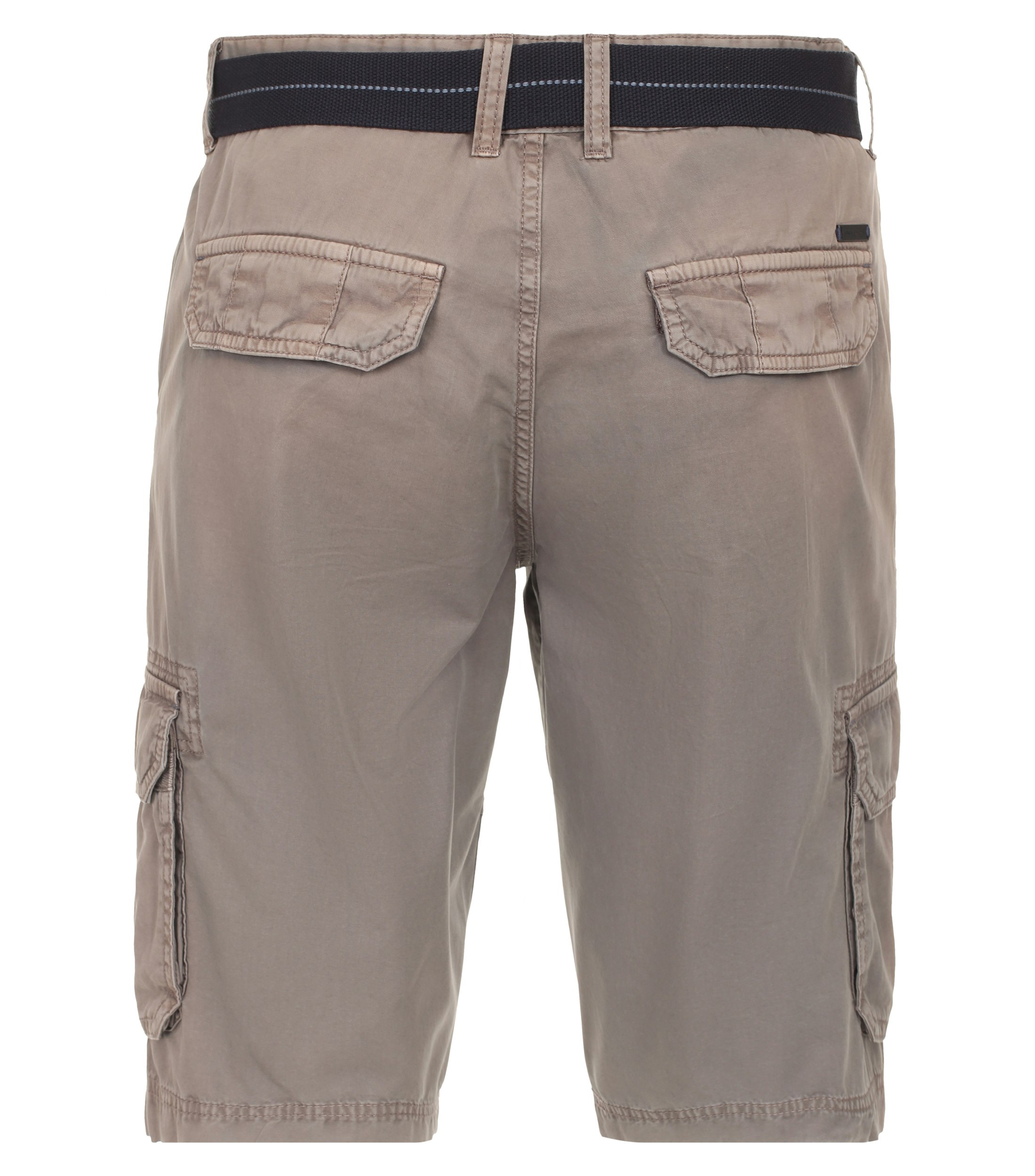 Eine Shorts im uni Muster in der Farbe Hellgrau