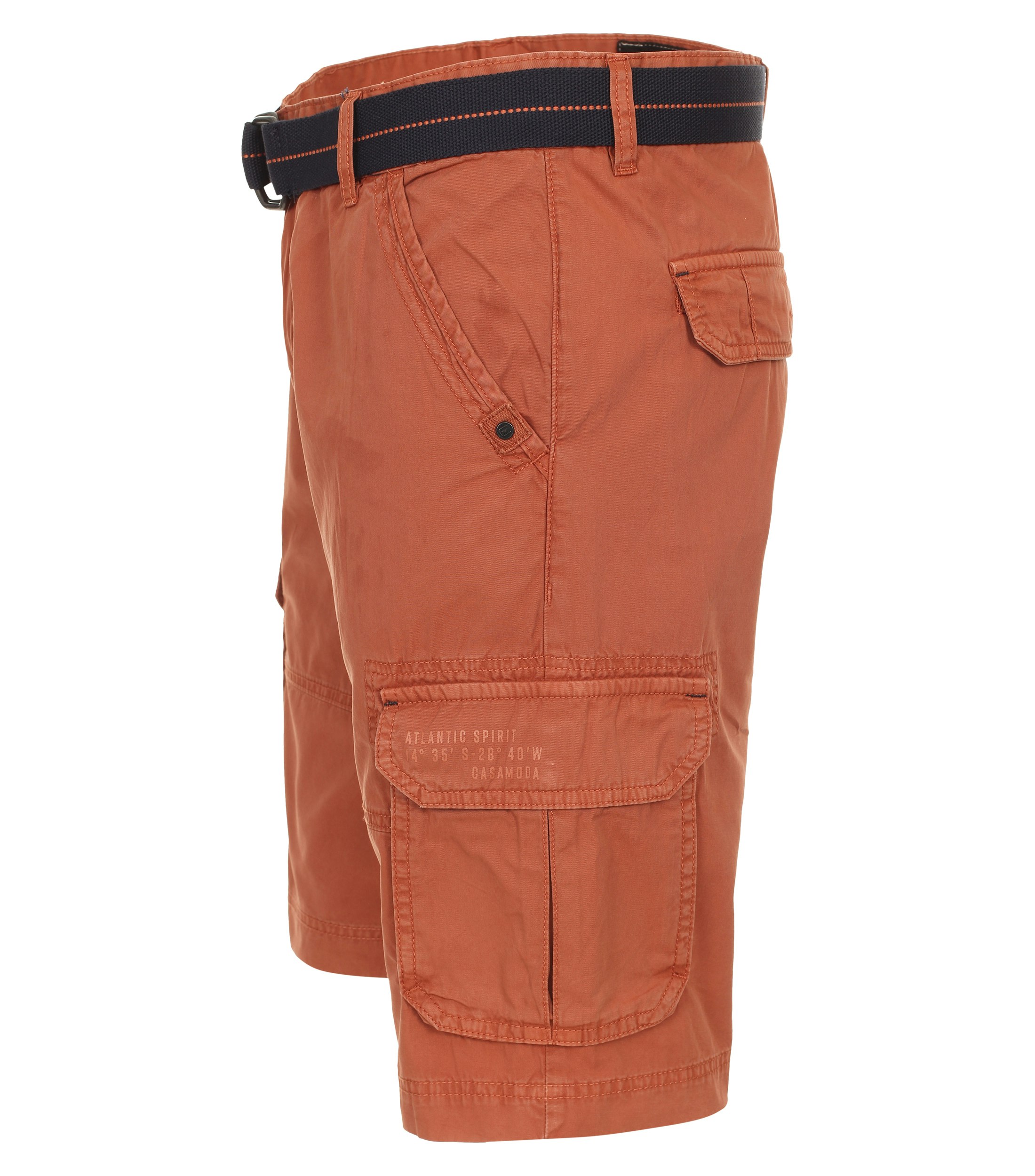 Ein Shorts im uni Muster in der Farbe Orange