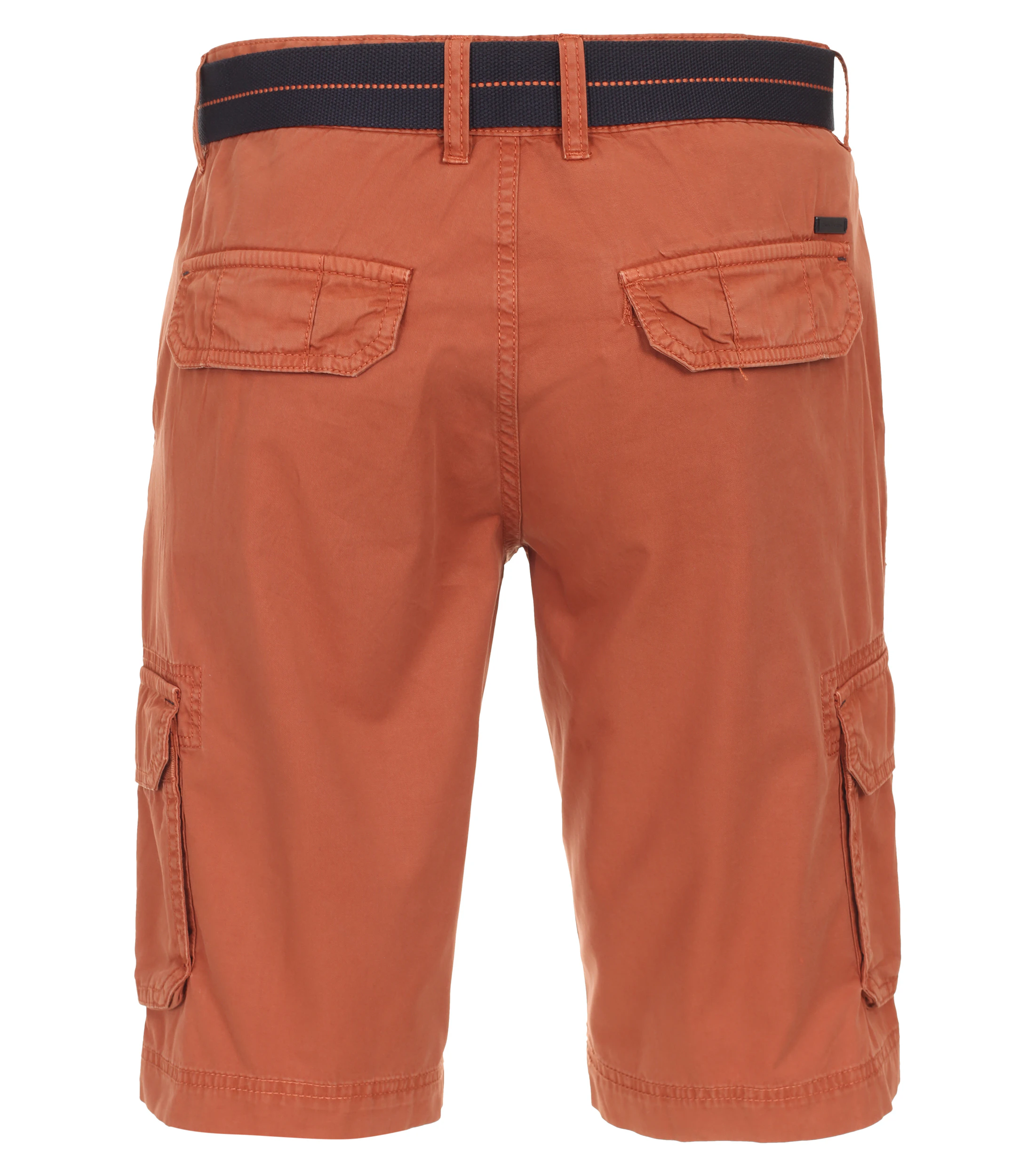 Shorts im unifarbenen Design in der Farbe Orange