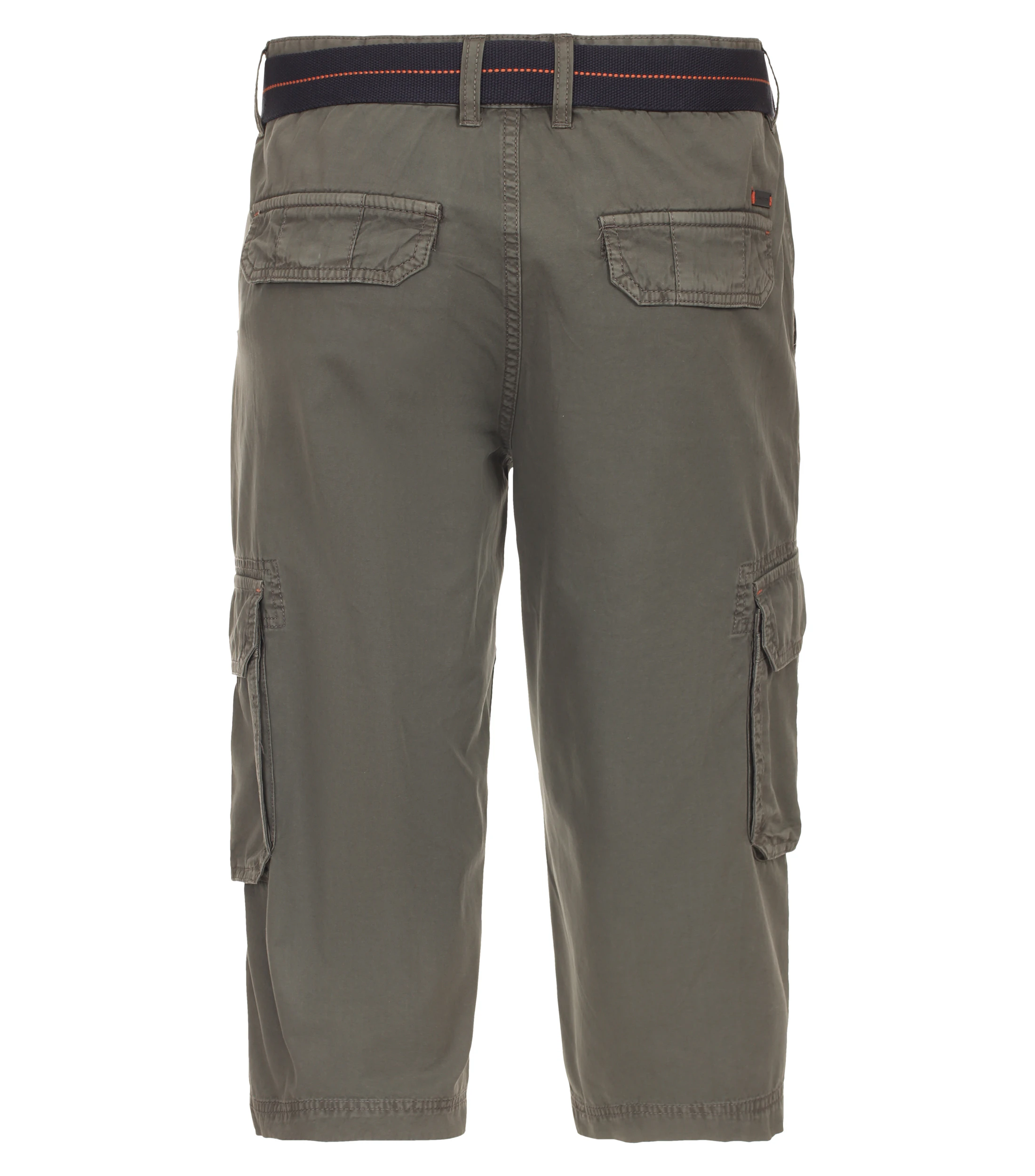Shorts im unifarbenen Design in der Farbe Olive