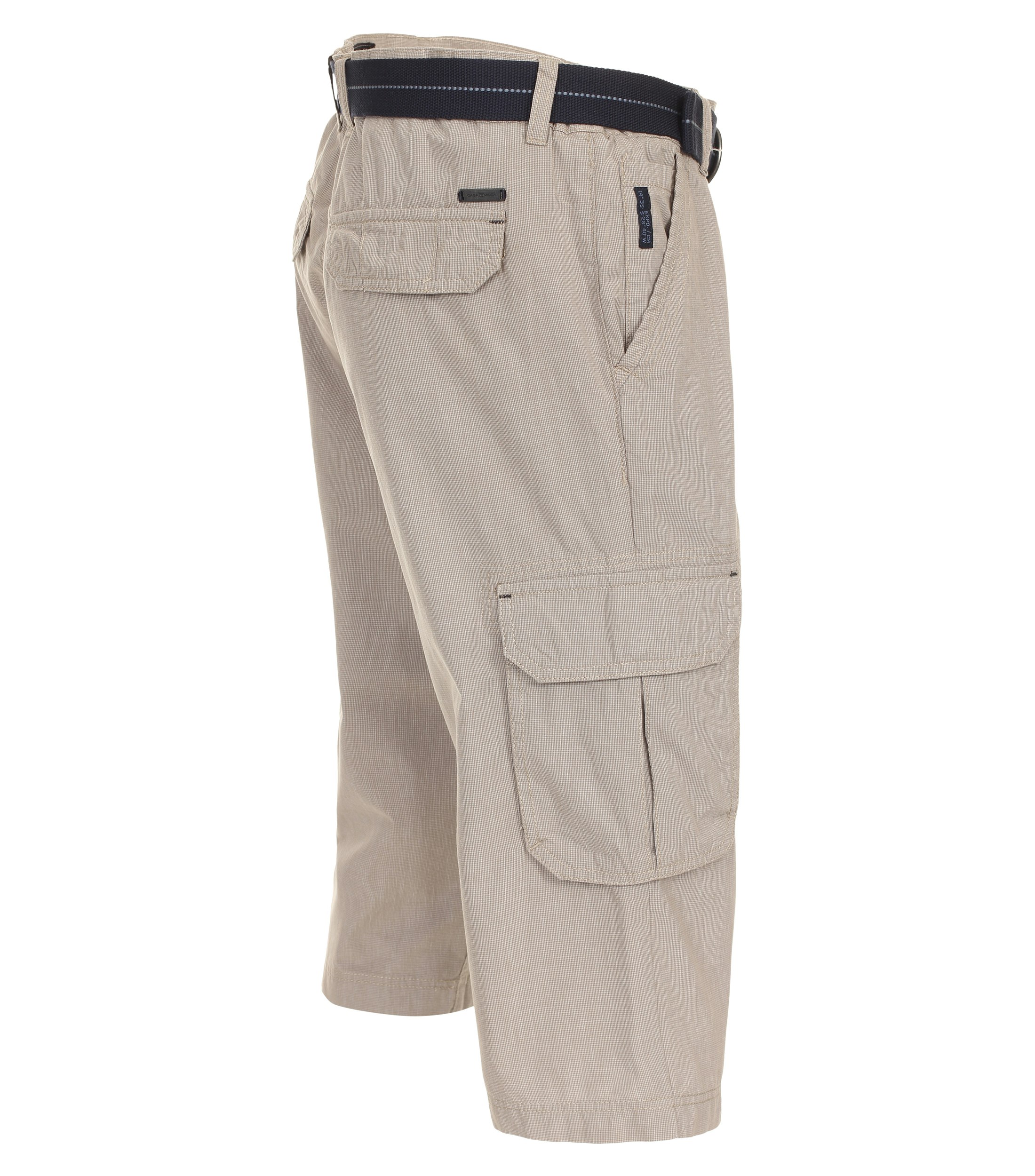 Ein Shorts im uni Muster in der Farbe Hellbraun