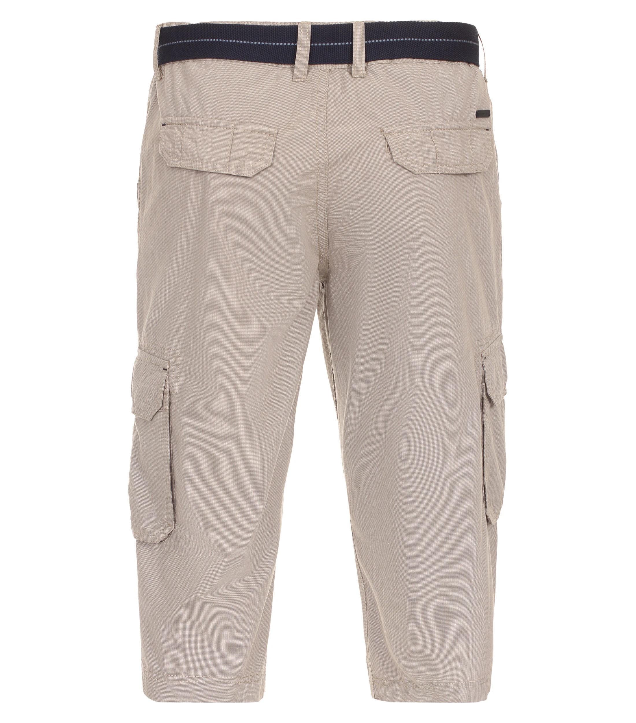 Shorts im unifarbenen Design in der Farbe Hellbraun