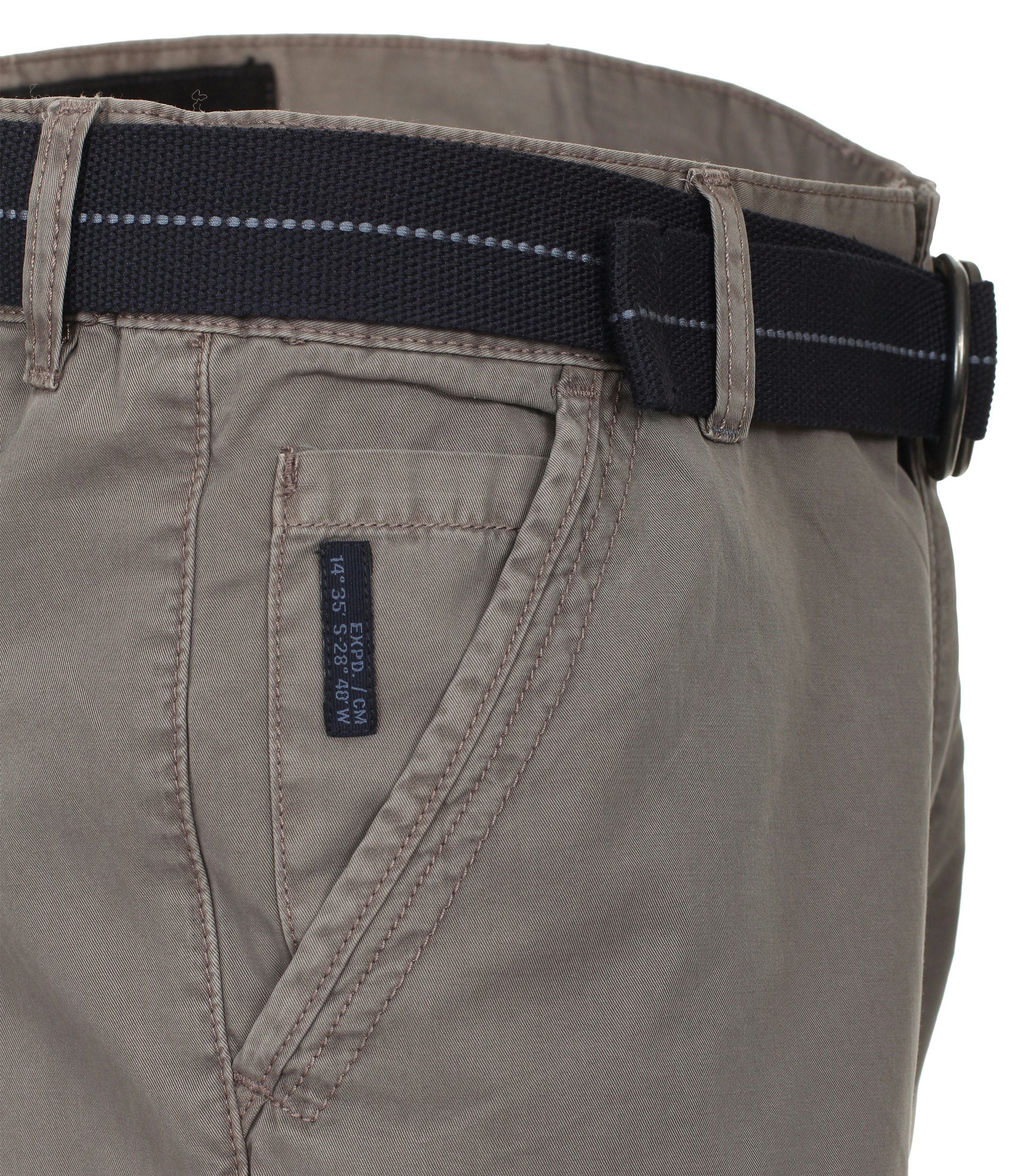 Shorts im unifarbenen Design in der Farbe Hellgrau