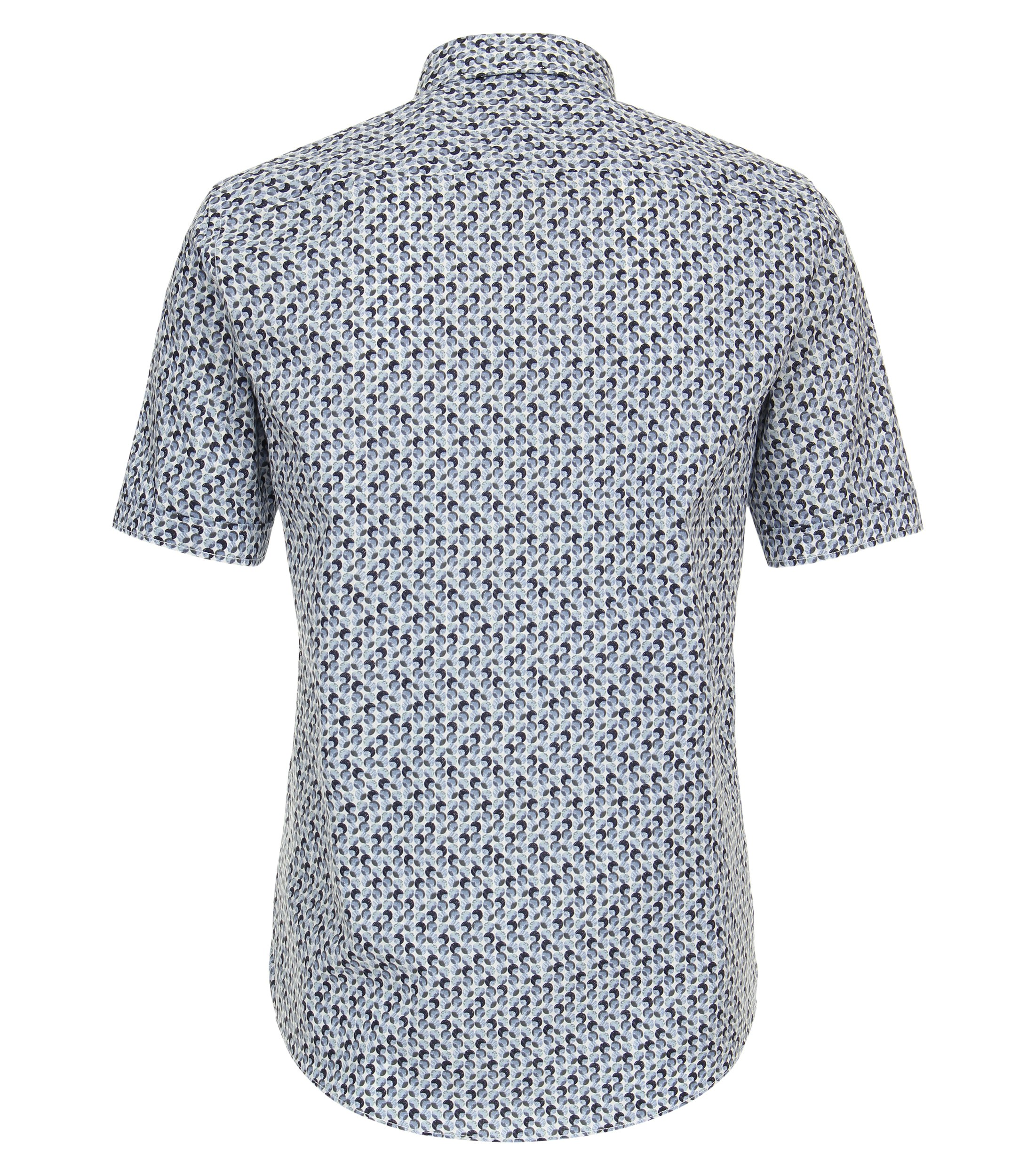 Ein Freizeithemd im Print Muster in der Farbe Mittelblau