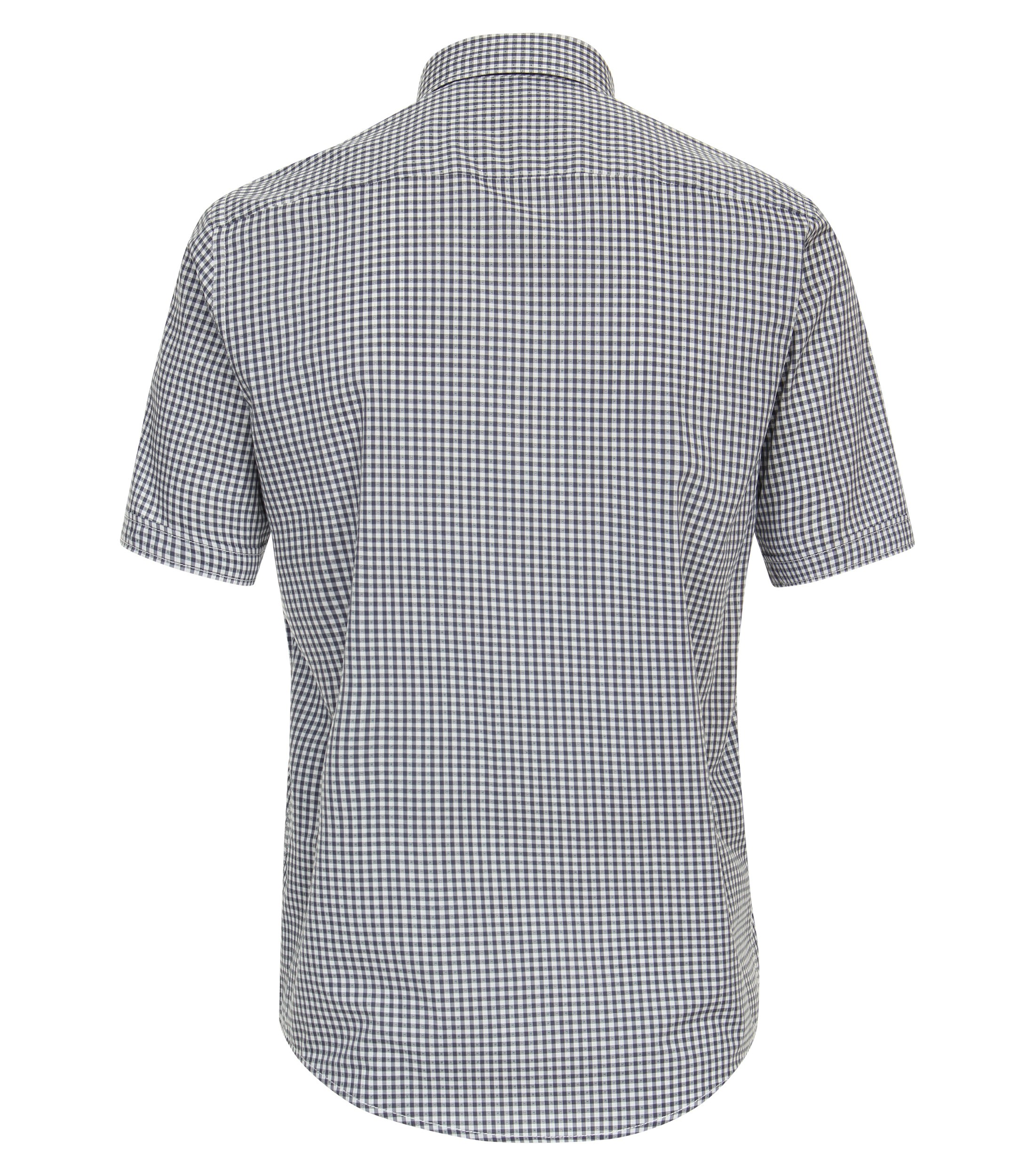 Ein Freizeithemd im kariert Muster in der Farbe Dunkelblau