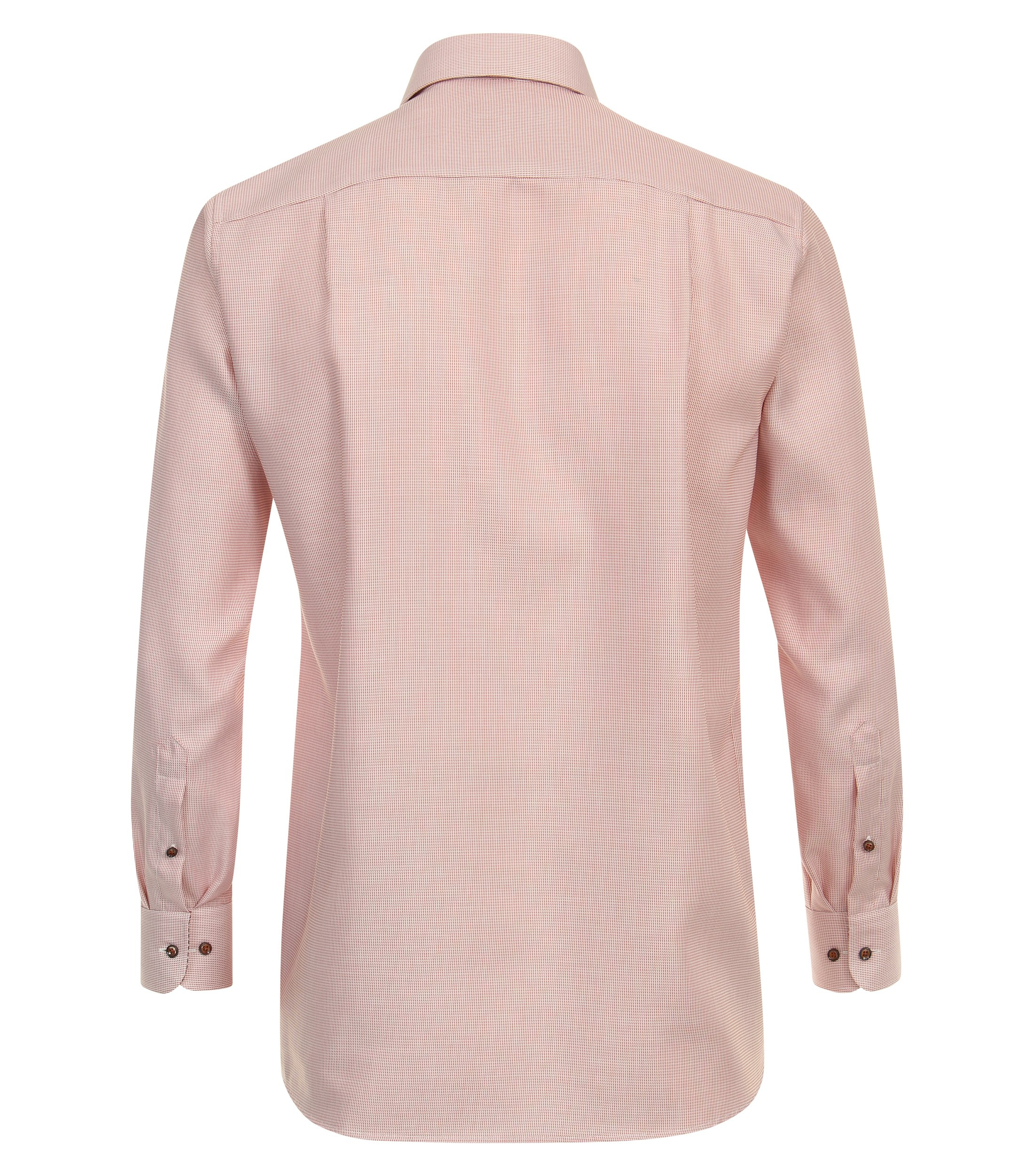 Ein Businesshemd im uni Muster in der Farbe Orange