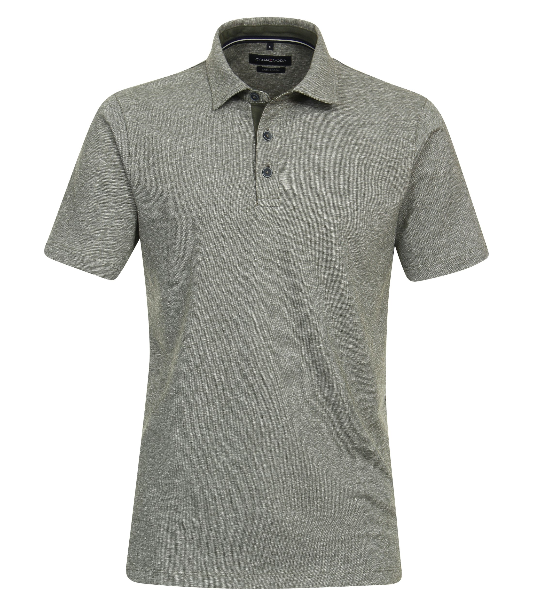 Ein Polo-Shirt im uni Muster in der Farbe Hellgrün