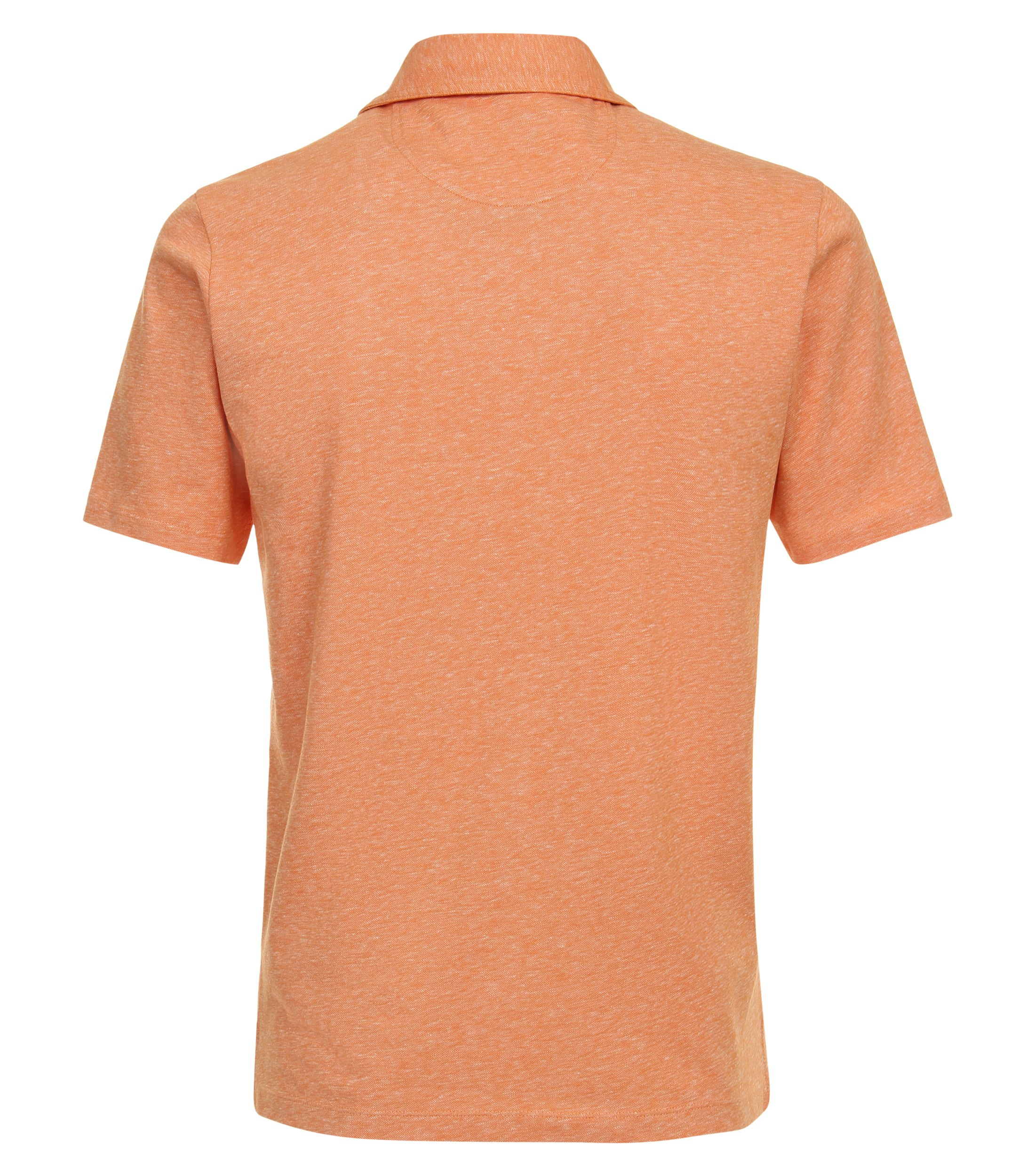 Ein Polo-Shirt im uni Muster in der Farbe Orange
