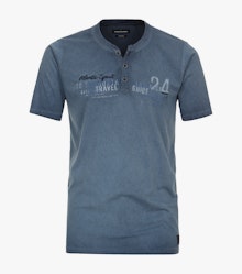 T-Shirt in Mittelblau - CASAMODA