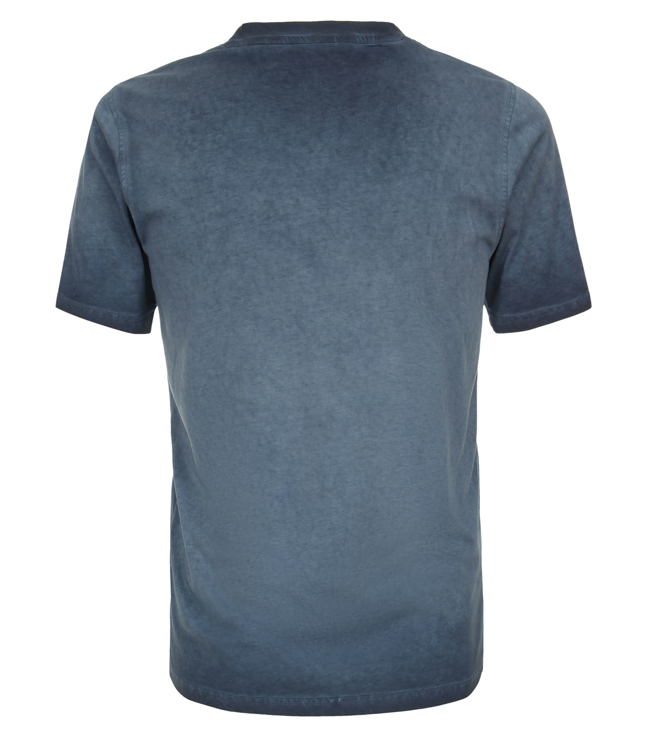 T-Shirt im unifarbenen Design in der Farbe Mittelblau