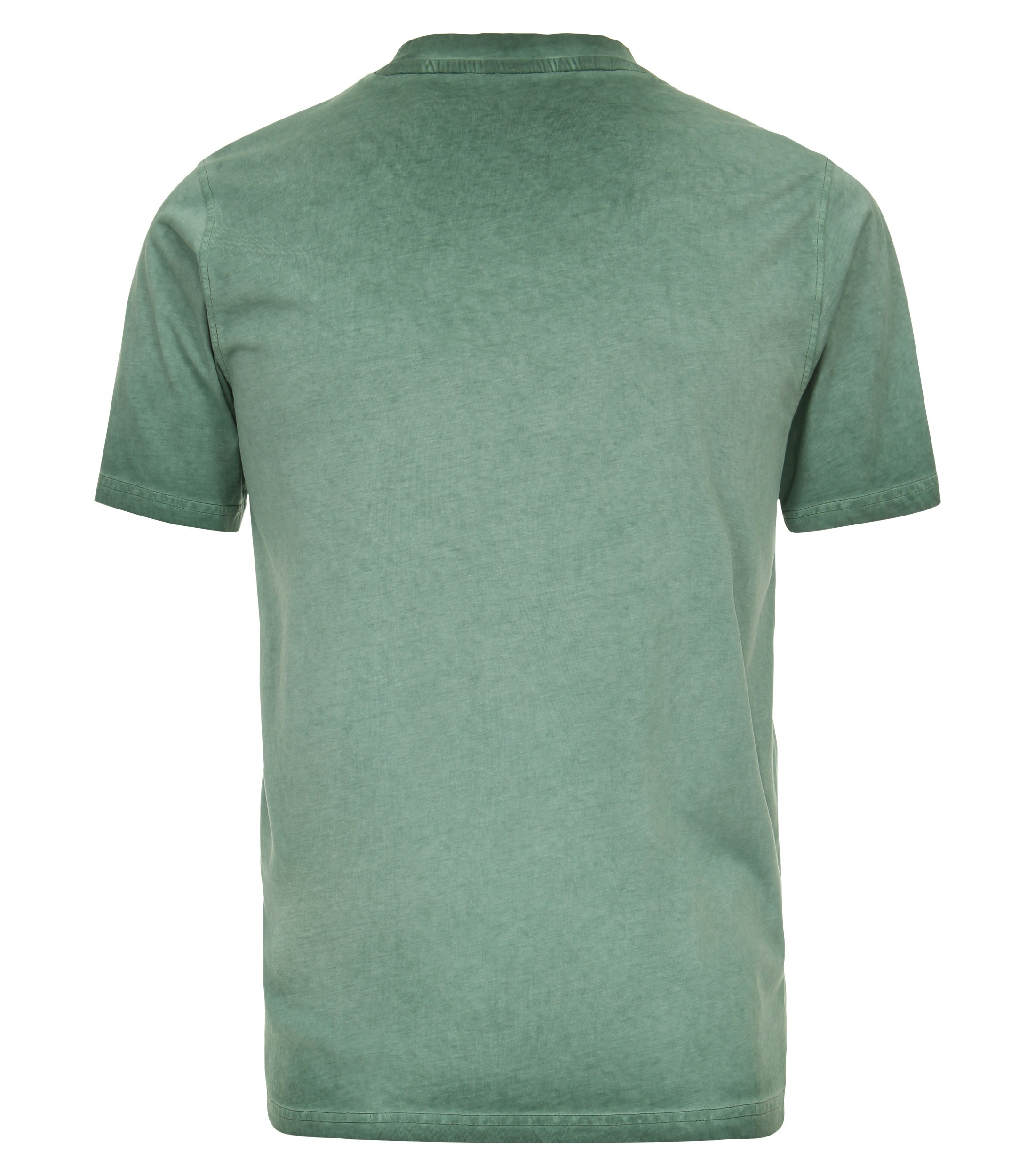 Ein T-Shirt im uni Muster in der Farbe Grün