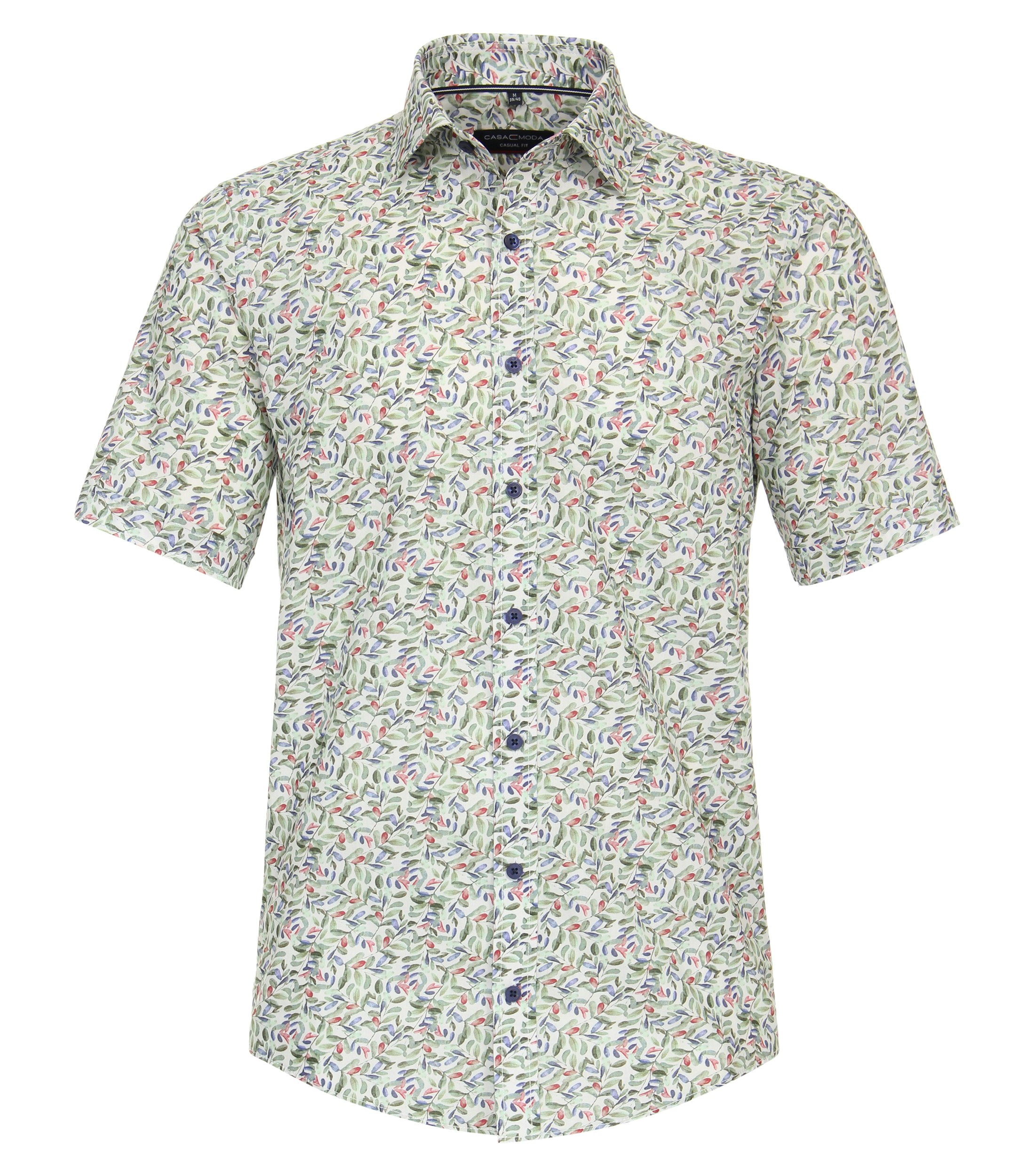 Ein Freizeithemd im Print Muster in der Farbe Hellgrün