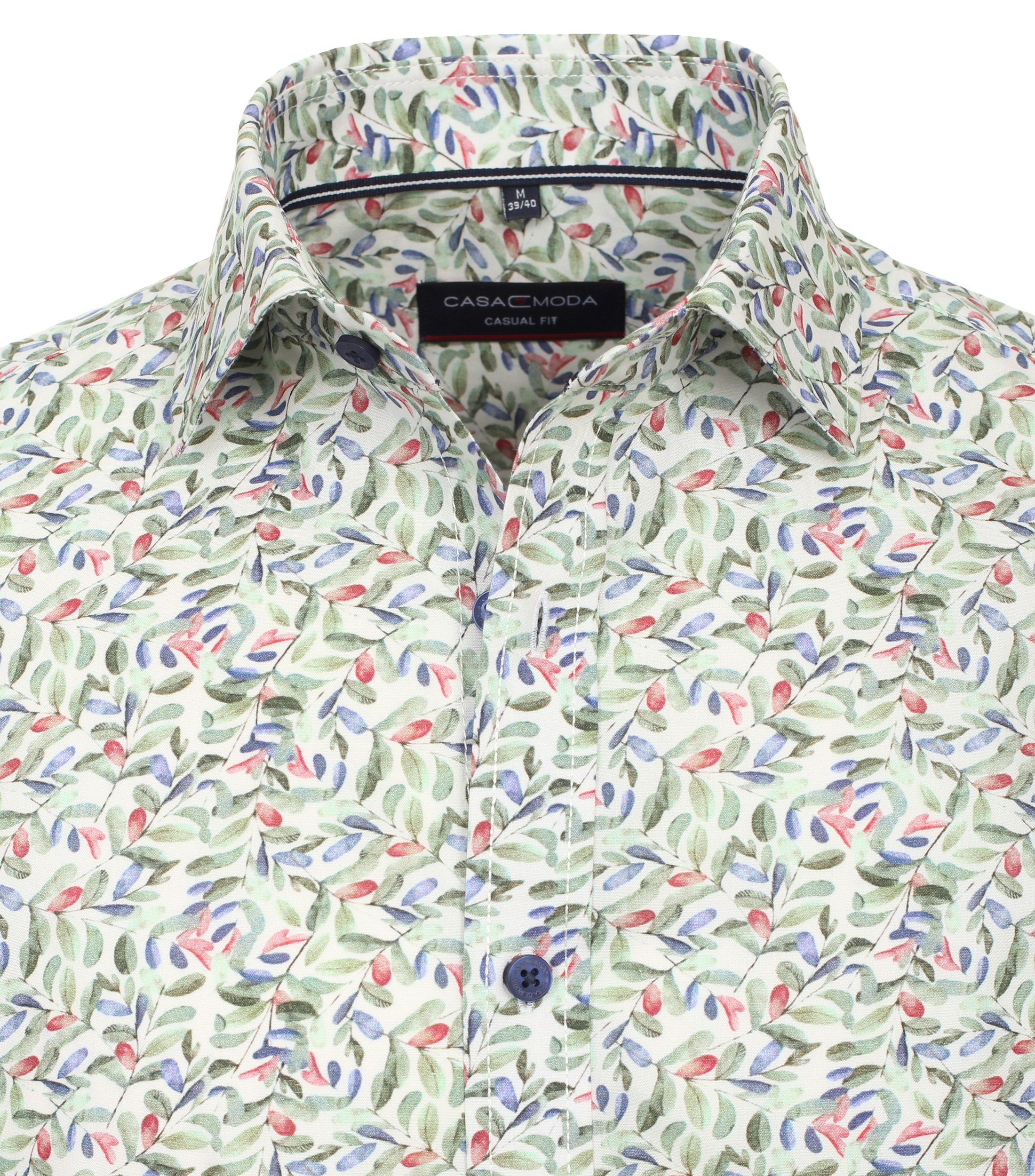Ein Freizeithemd im Print Muster in der Farbe Hellgrün