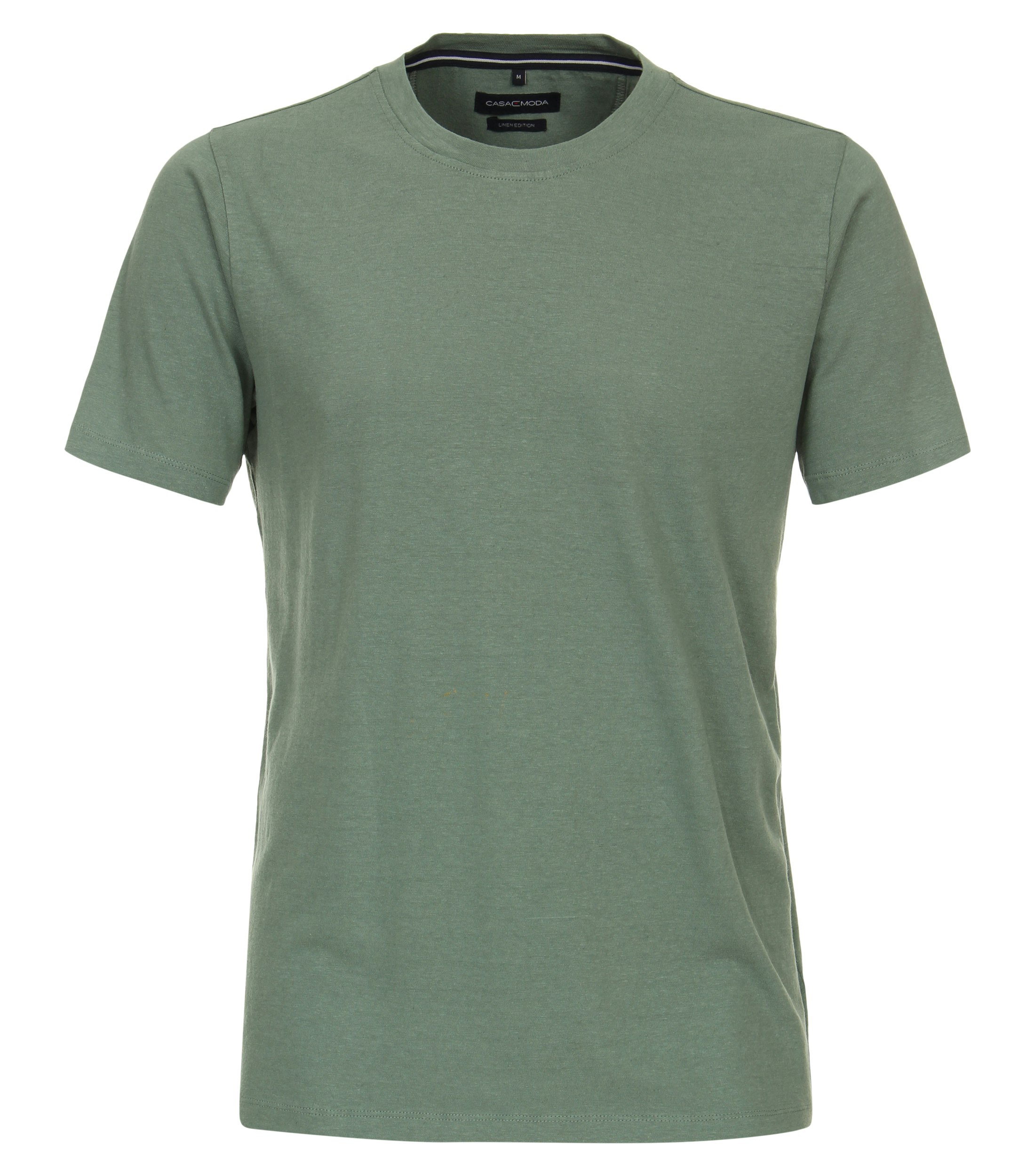 Ein T-Shirt im uni Muster in der Farbe Türkisgrün