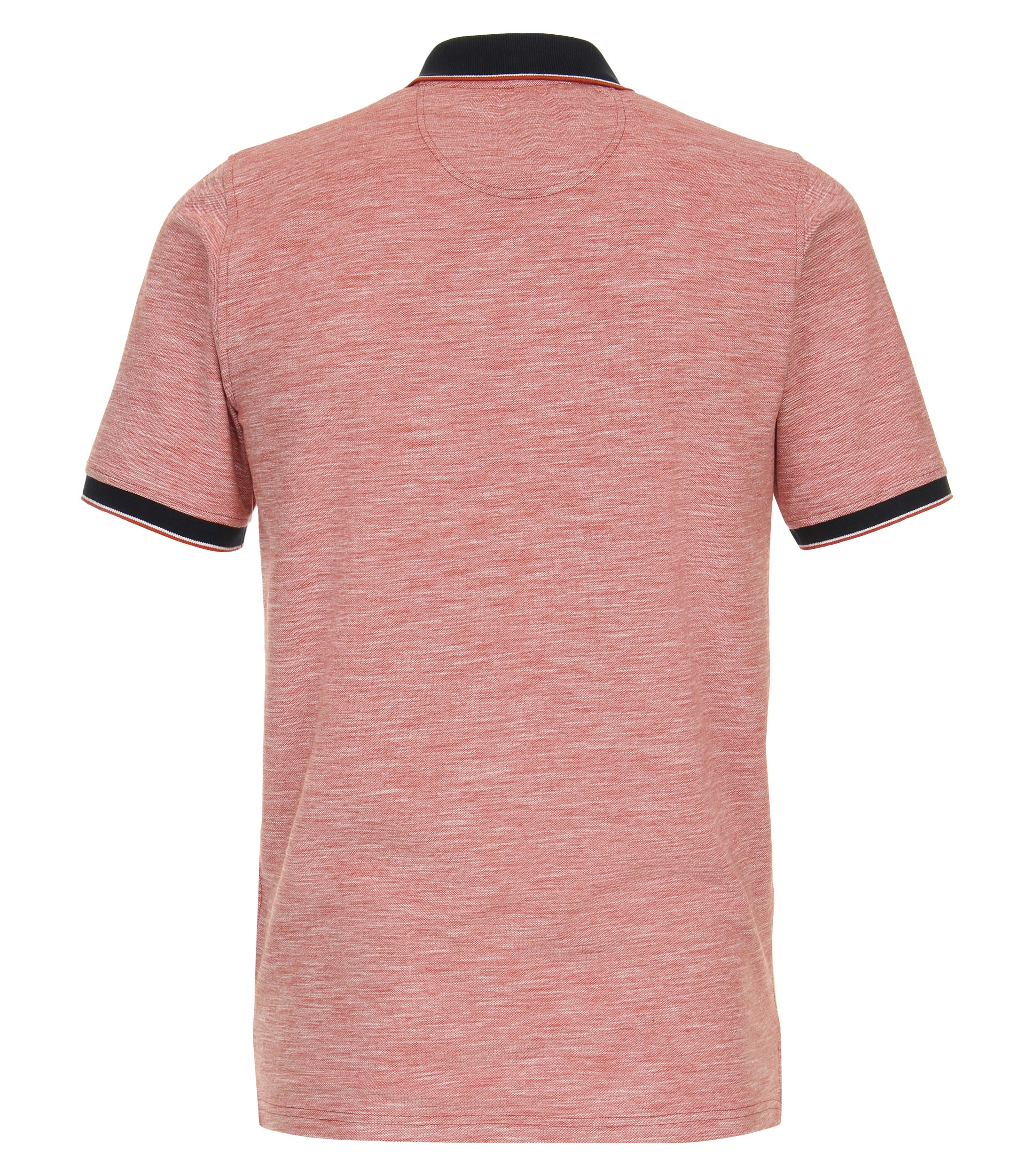 Ein Polo-Shirt im uni Muster in der Farbe Hellrot