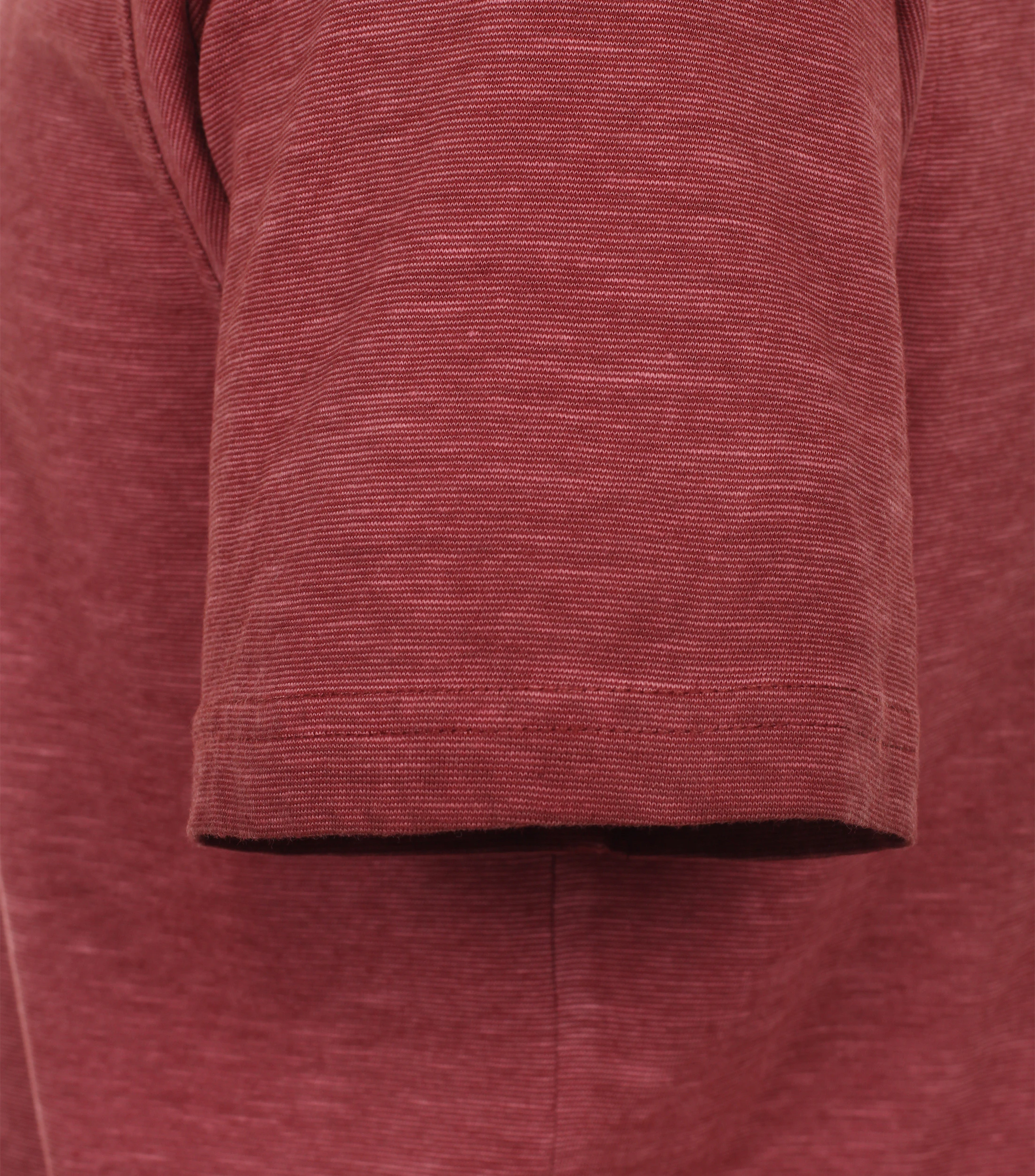 T-Shirt im gestreiften Muster in der Farbe Dunkelorange