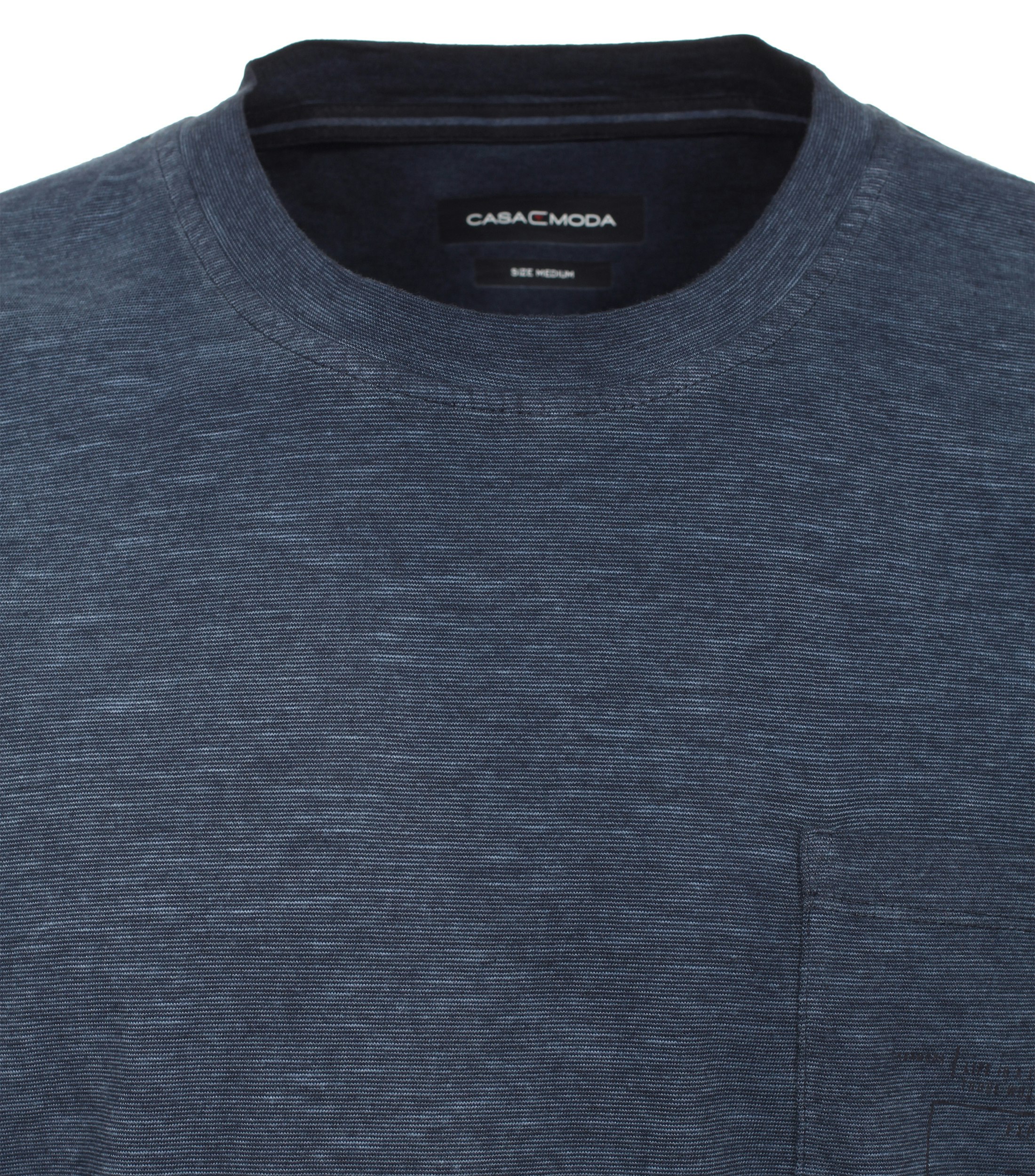 Ein T-Shirt im uni Muster in der Farbe Dunkelblau