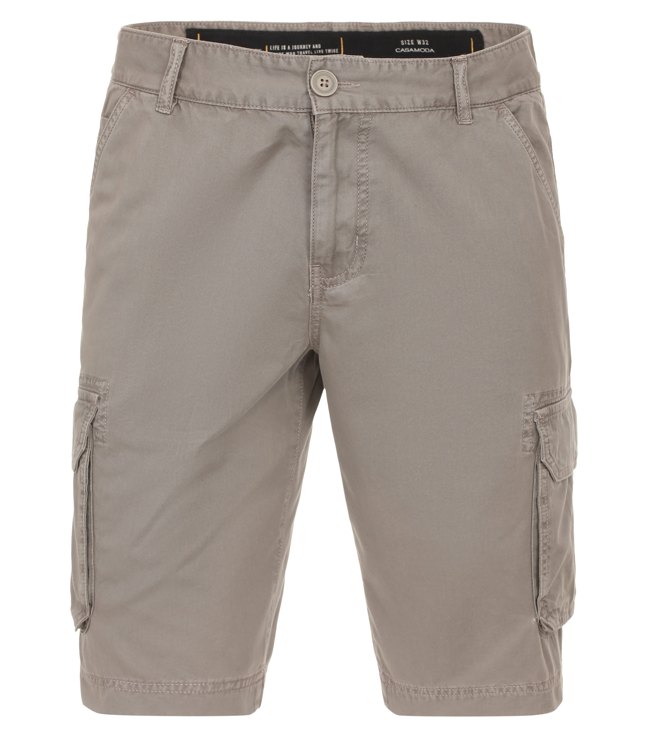 Ein Shorts im uni Muster in der Farbe Hellgrau