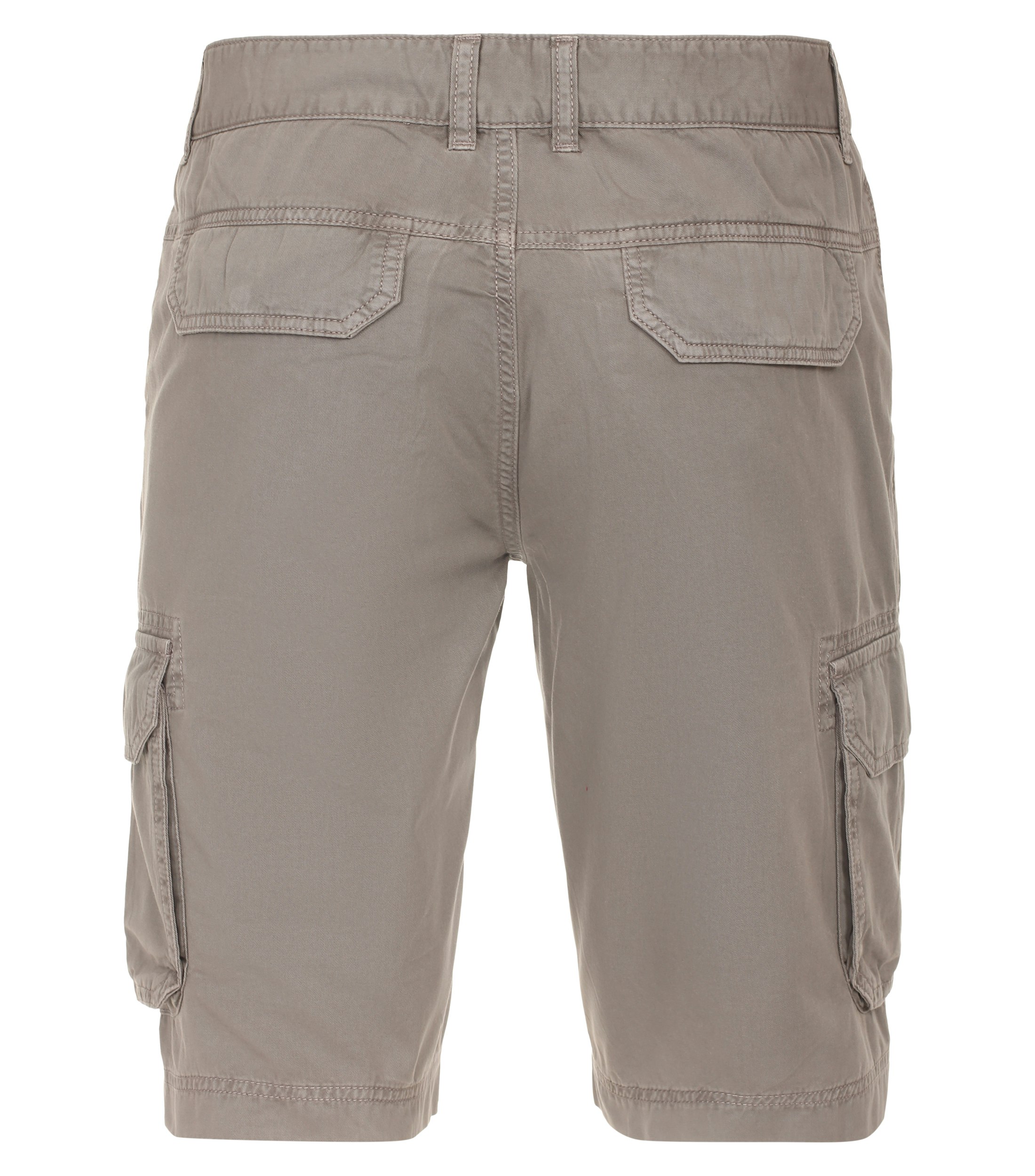 Eine Shorts im uni Muster in der Farbe Hellgrau