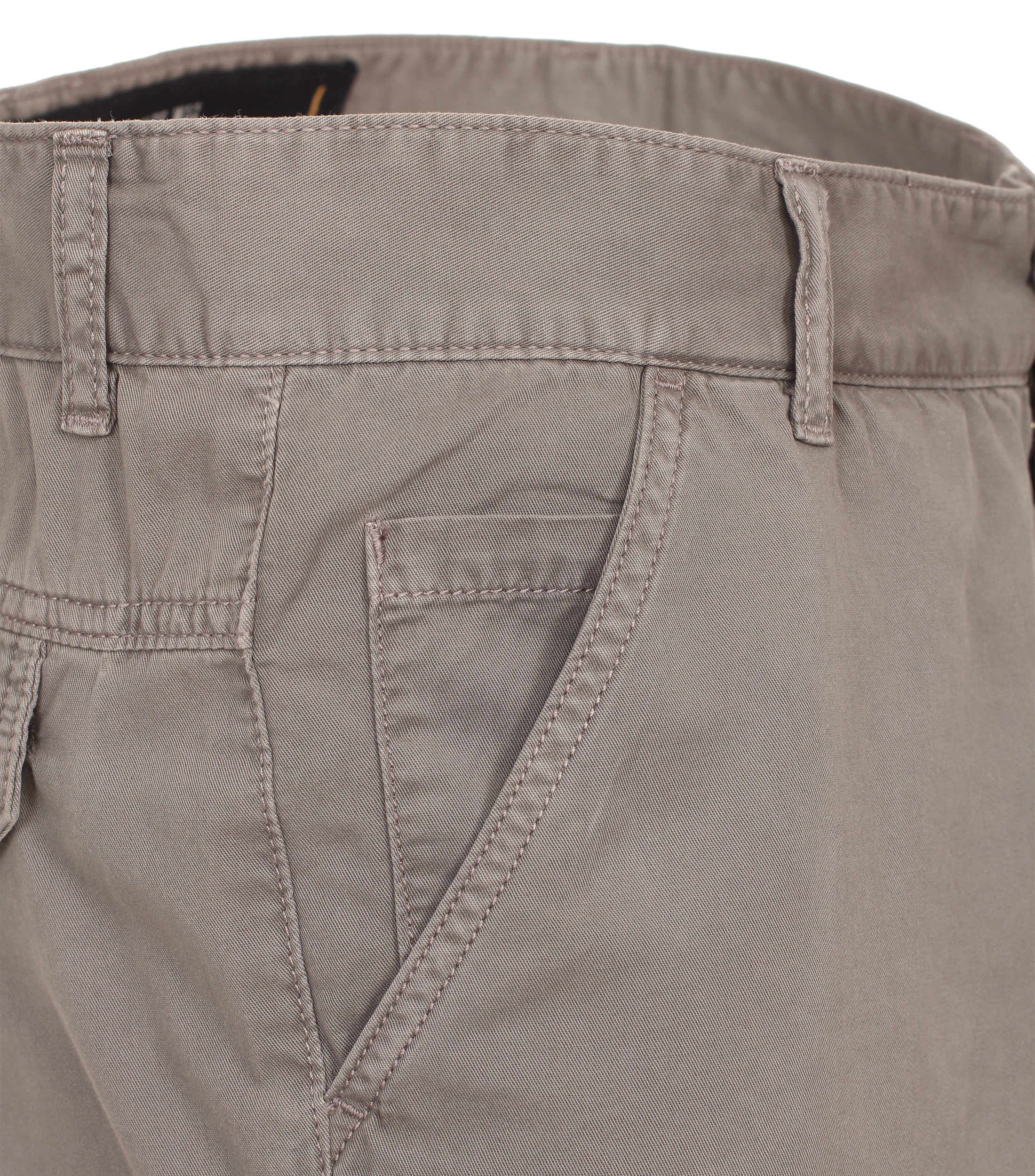 Shorts im unifarbenen Design in der Farbe Hellgrau