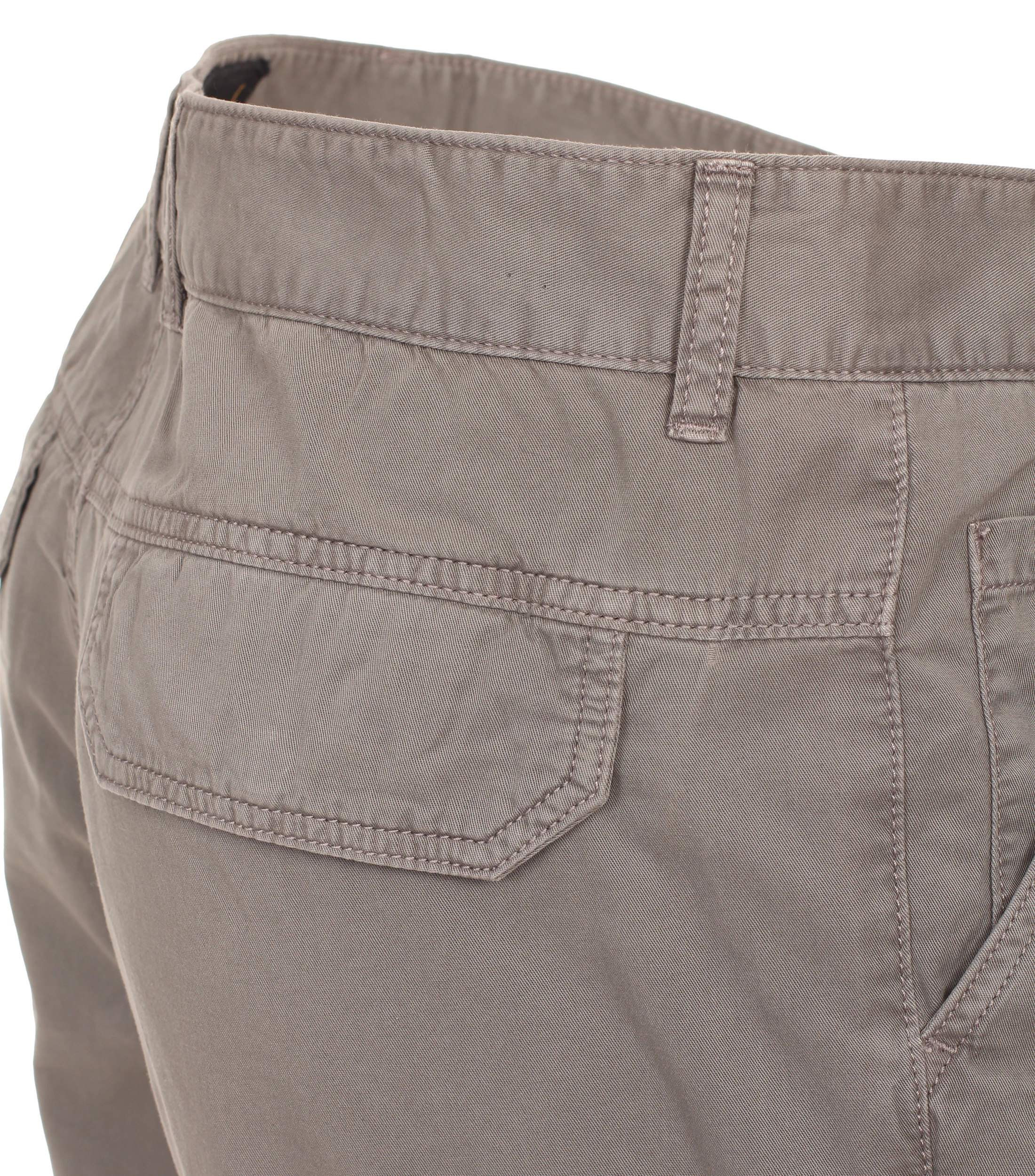 Shorts im unifarbenen Design in der Farbe Hellgrau