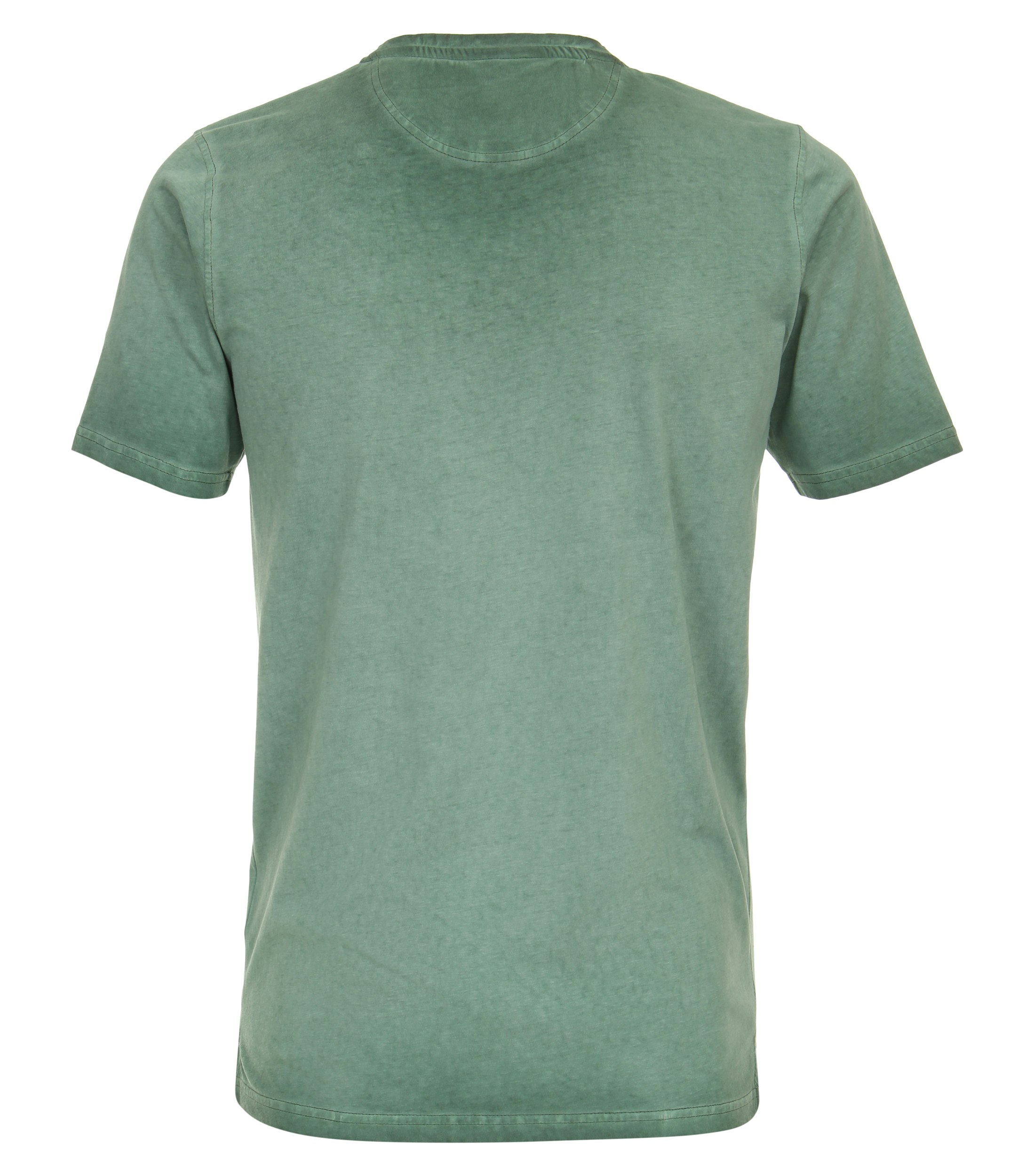 Ein T-Shirt im uni Muster in der Farbe Grün