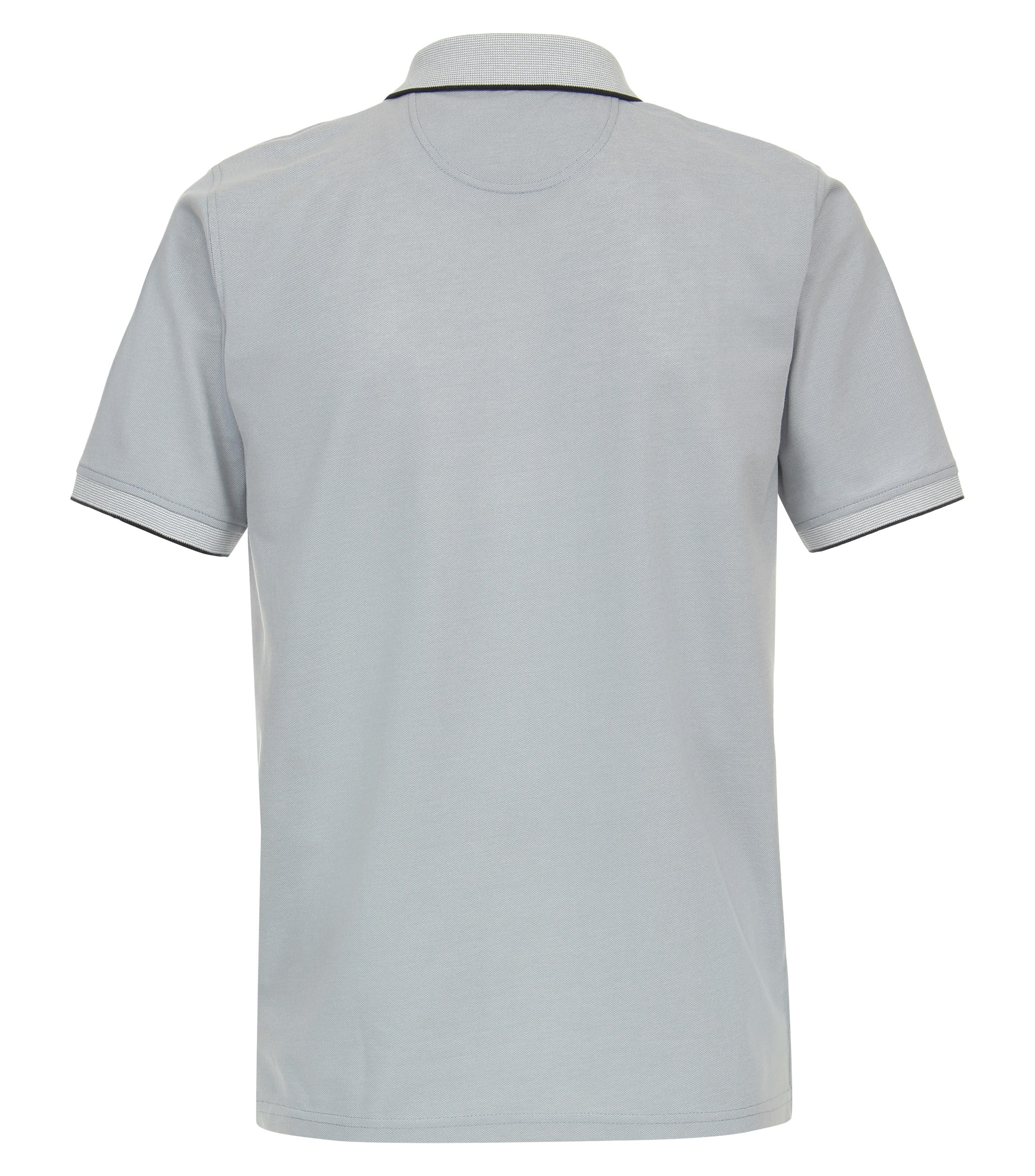 Ein Polo-Shirt im uni Muster in der Farbe Hellblau