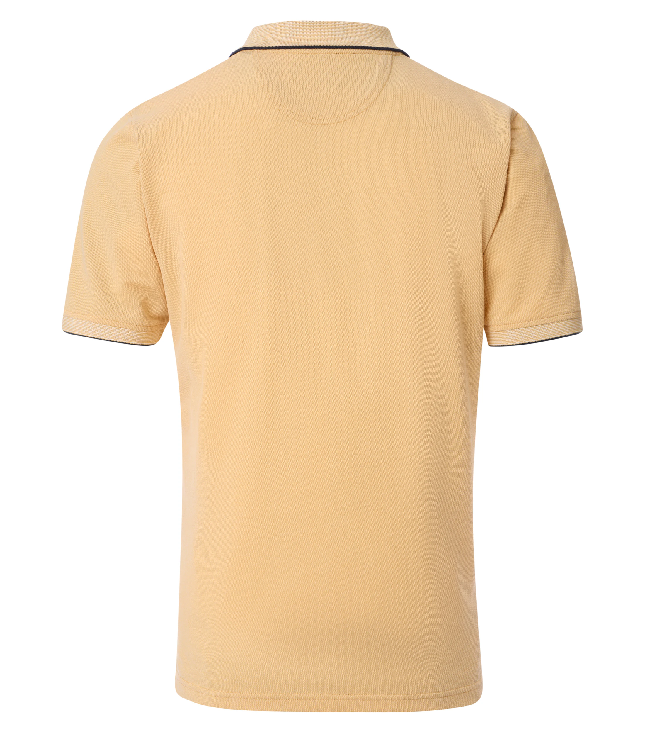 Polo-Shirt im unifarbenen Design in der Farbe Hellgelb