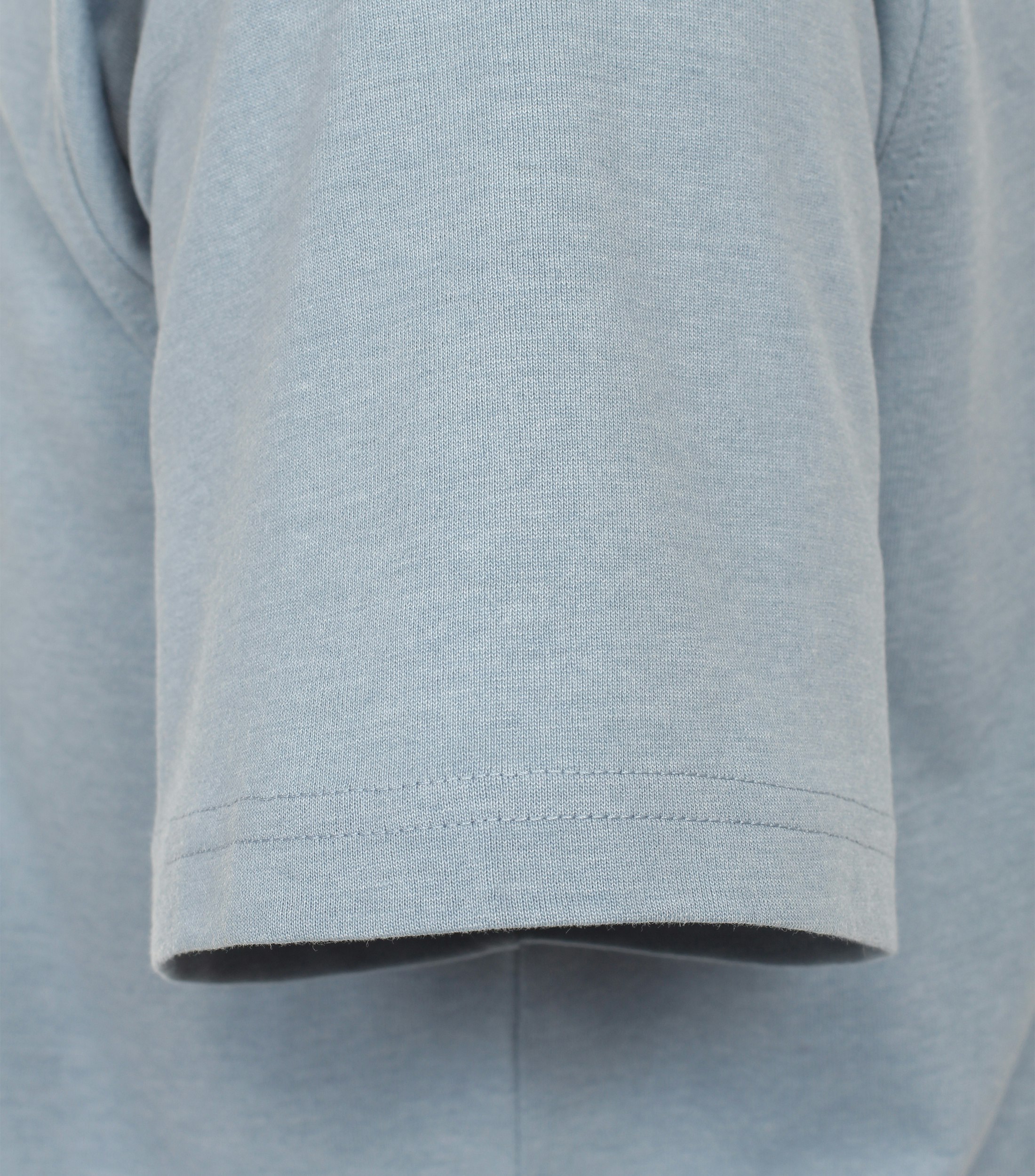 T-Shirt im unifarbenen Design in der Farbe Hellblau