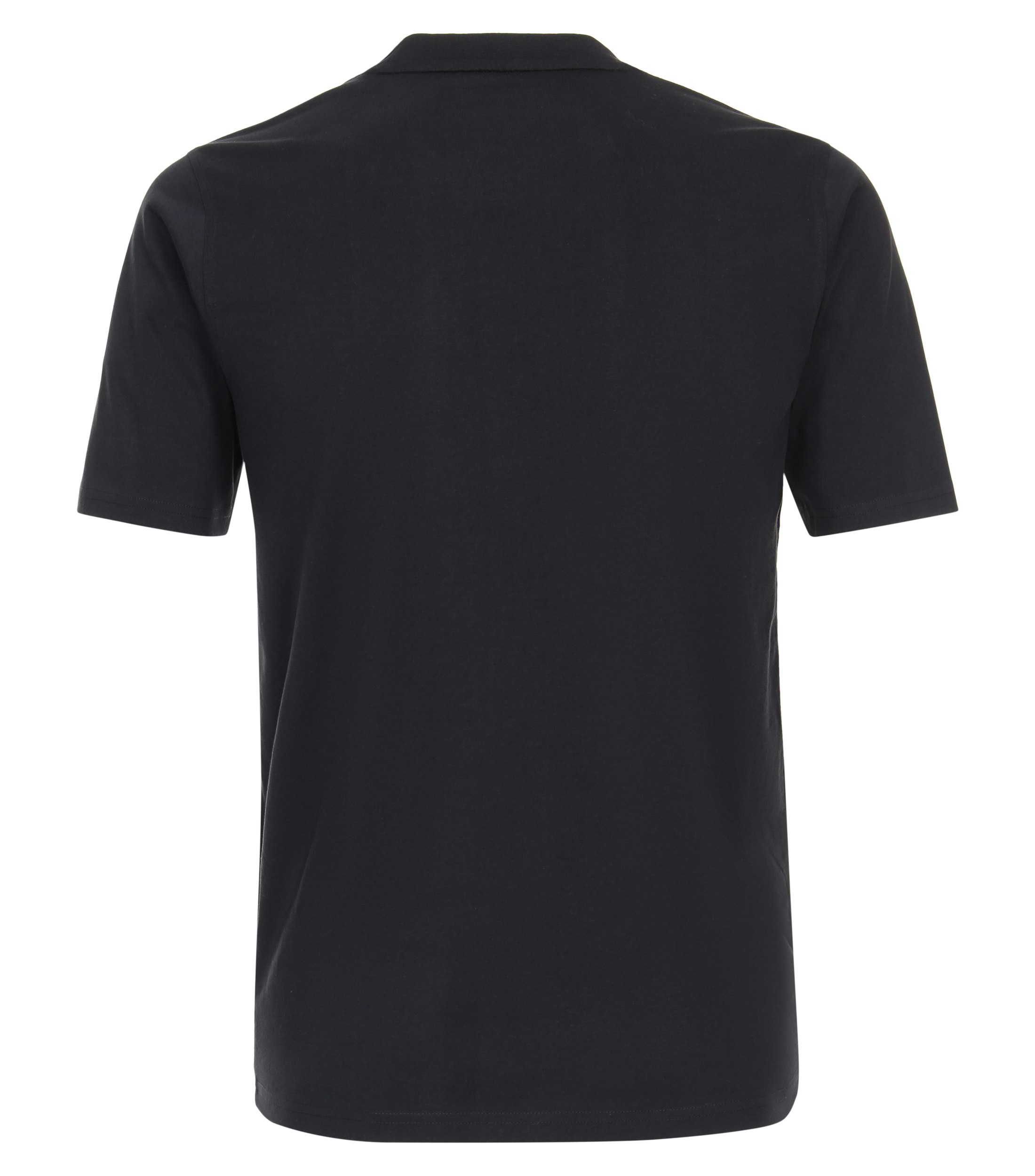 Ein T-Shirt im uni Muster in der Farbe Dunkelblau