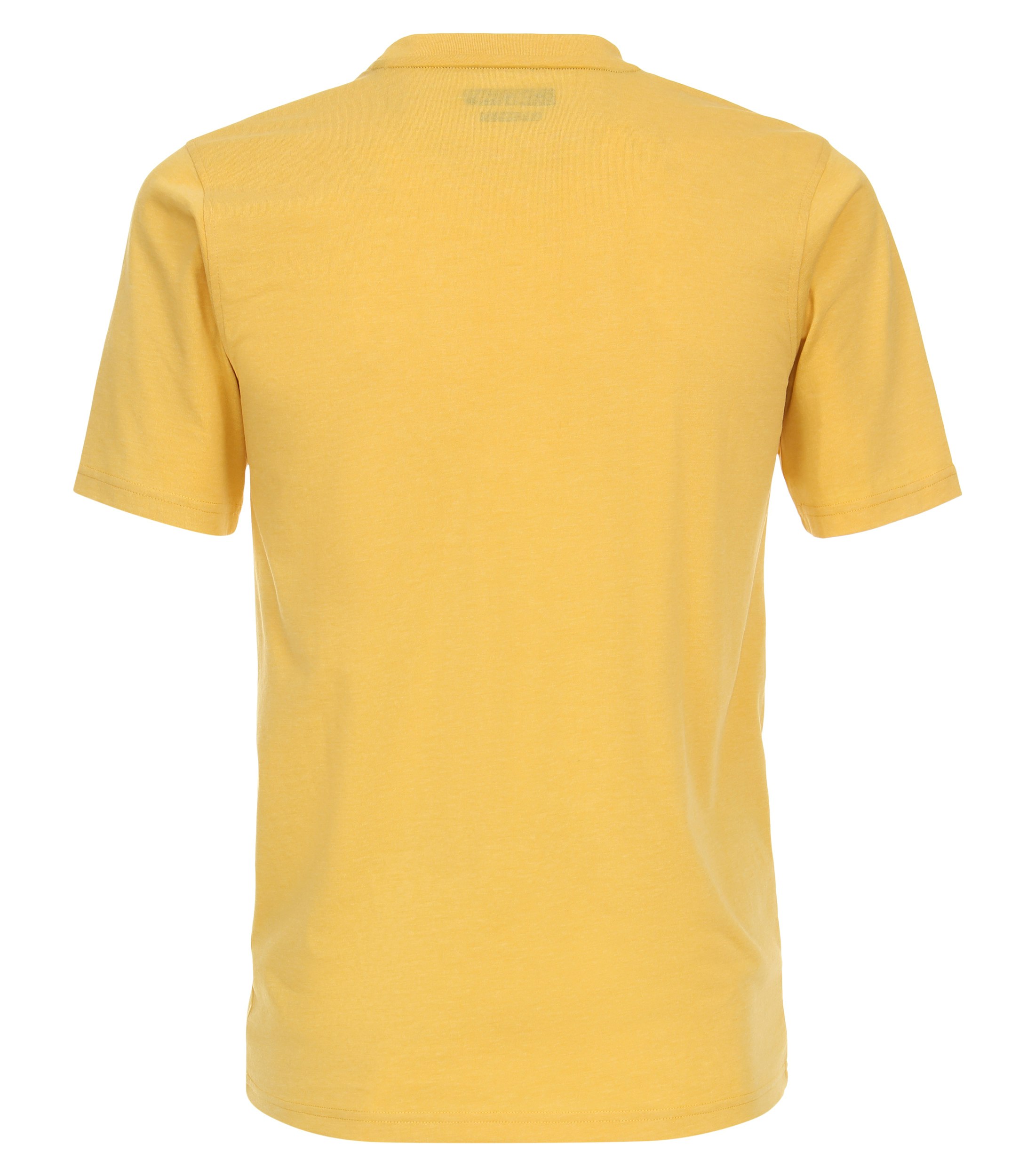 T-Shirt im unifarbenen Design in der Farbe Gelb