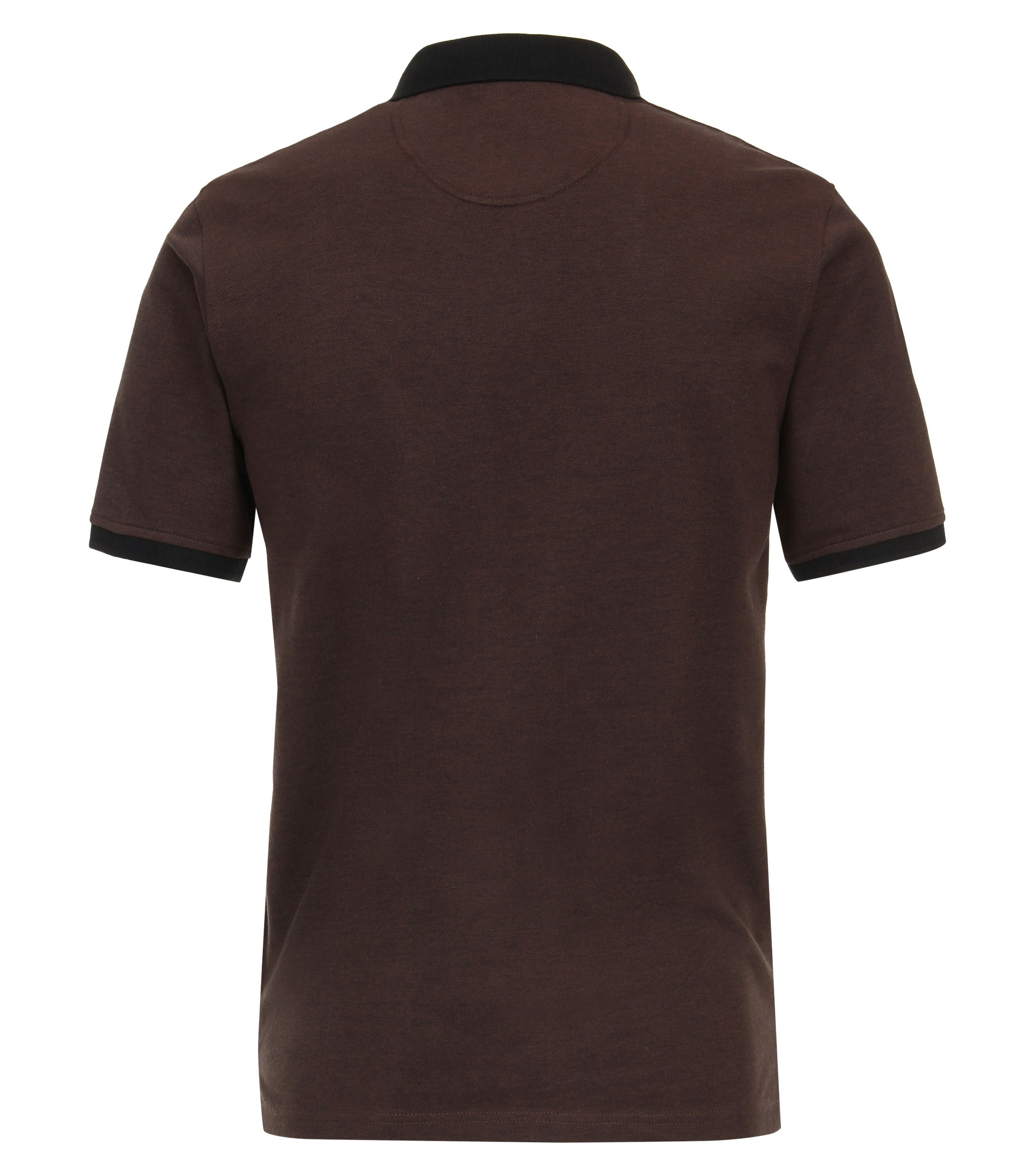 Ein Polo-Shirt im uni Muster in der Farbe Braun