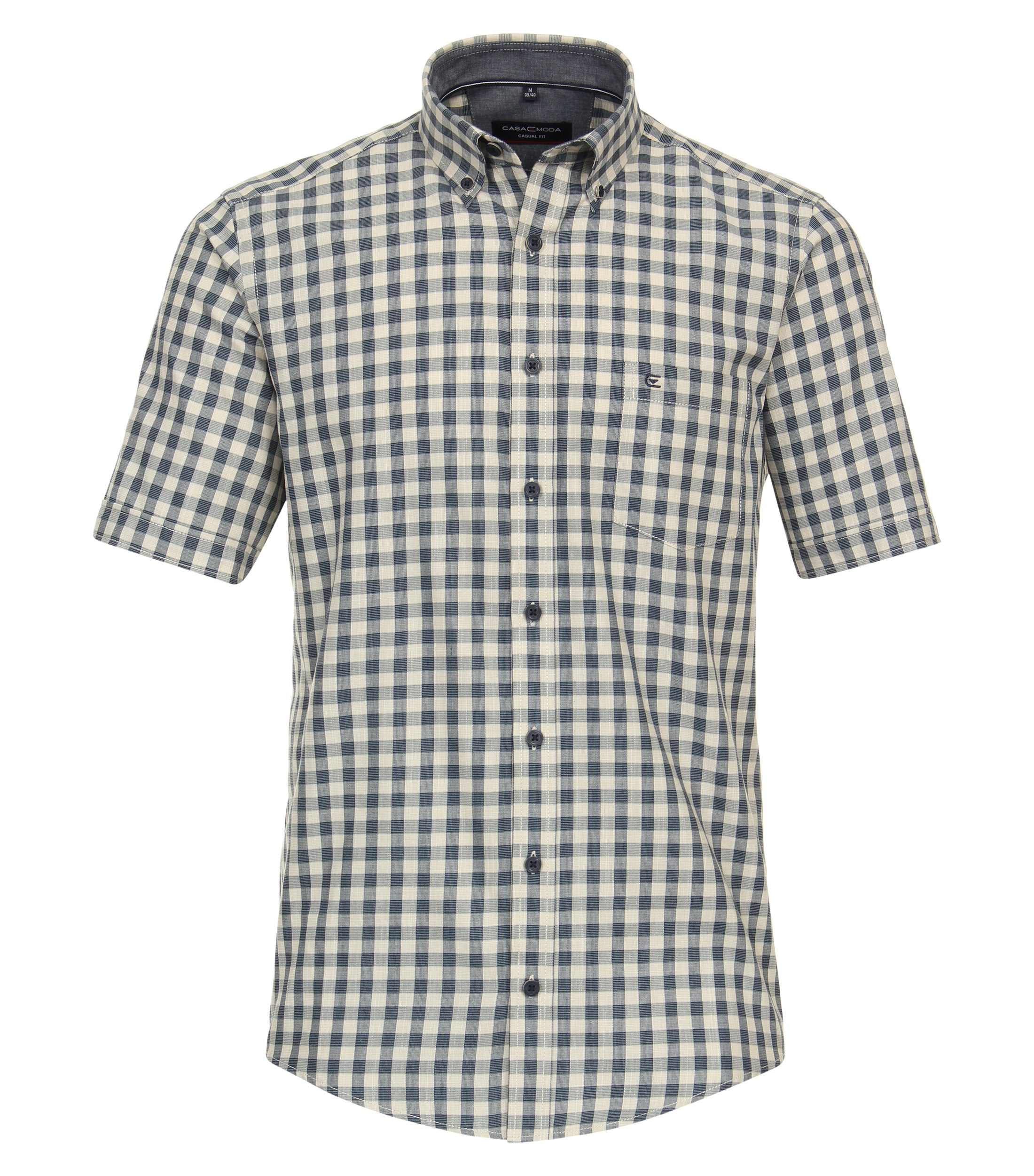 Ein Freizeithemd im kariert Muster in der Farbe Beige