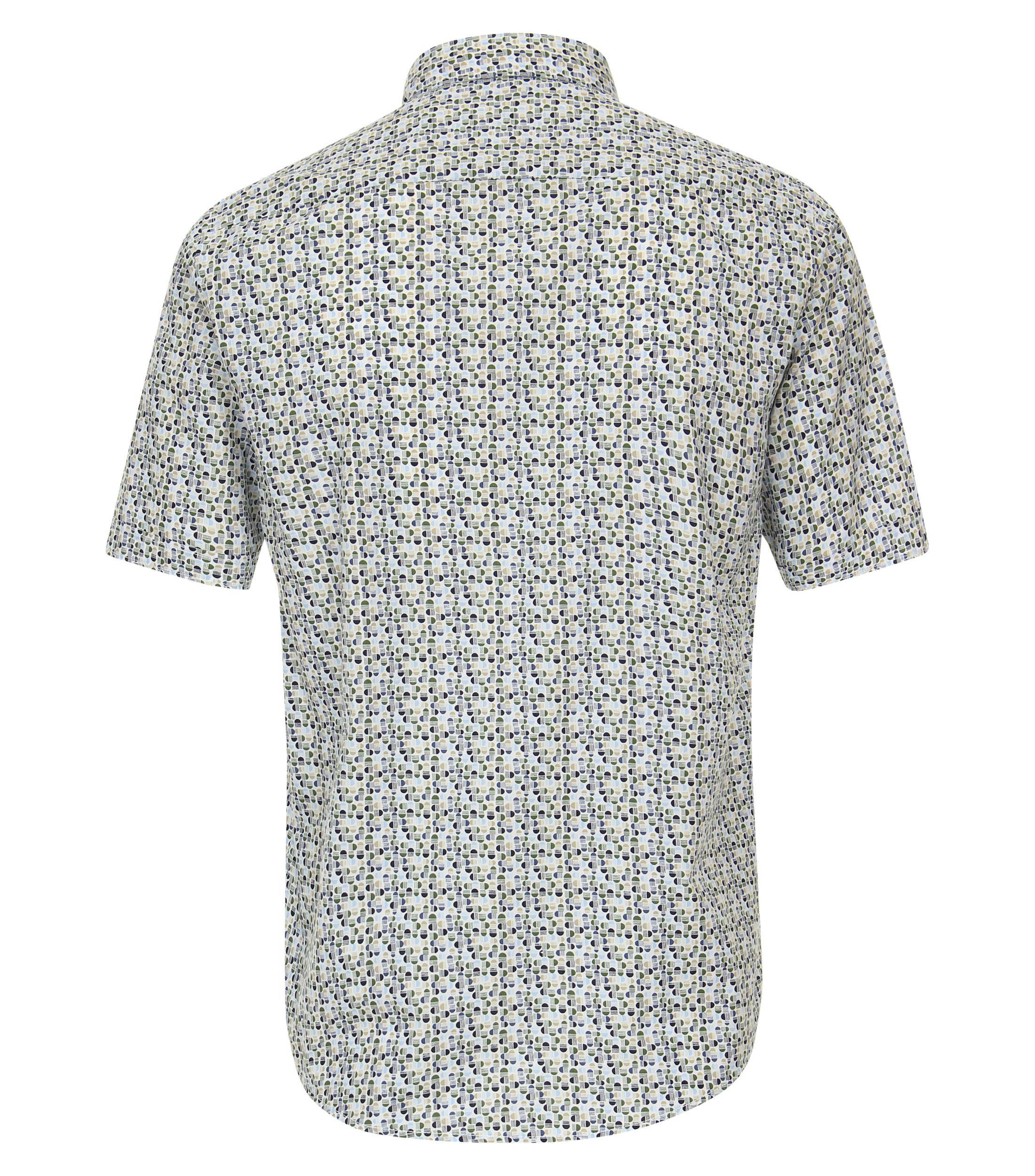 Ein Freizeithemd im Print Muster in der Farbe Dunkelblau