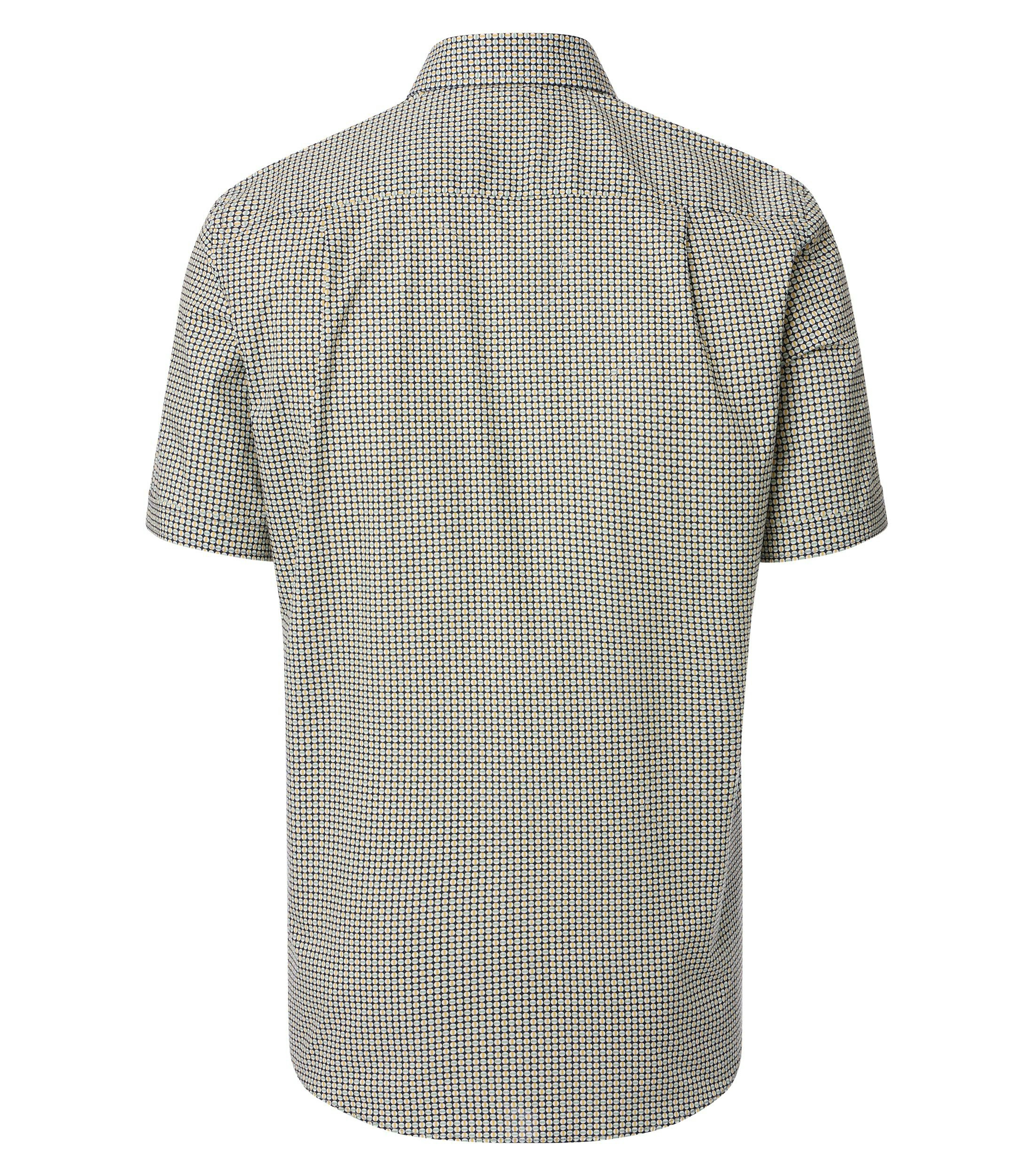 Ein Freizeithemd im Print Muster in der Farbe Dunkelblau